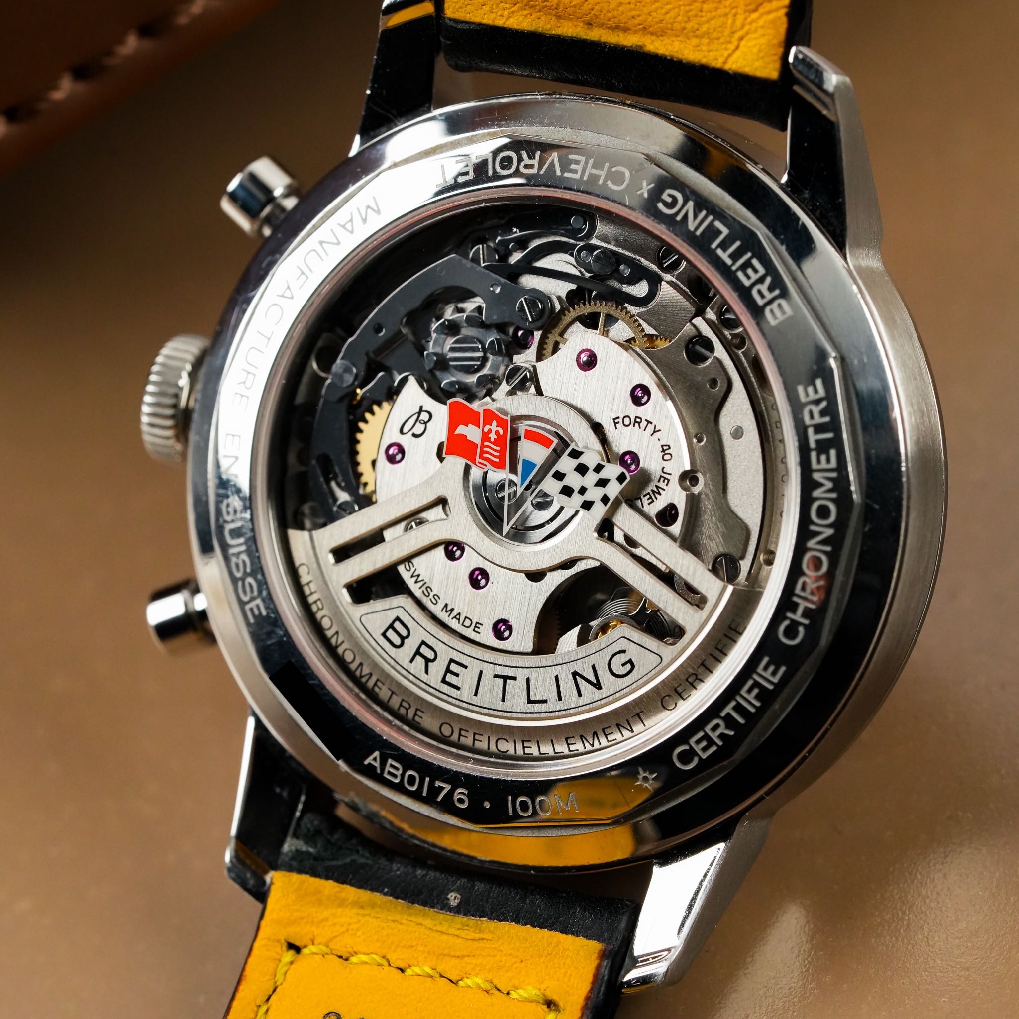 Breitling Top Time B01 Chevrolet Corvette Red Dial Chronograph AB01761A1K1X1 - Görsel 14