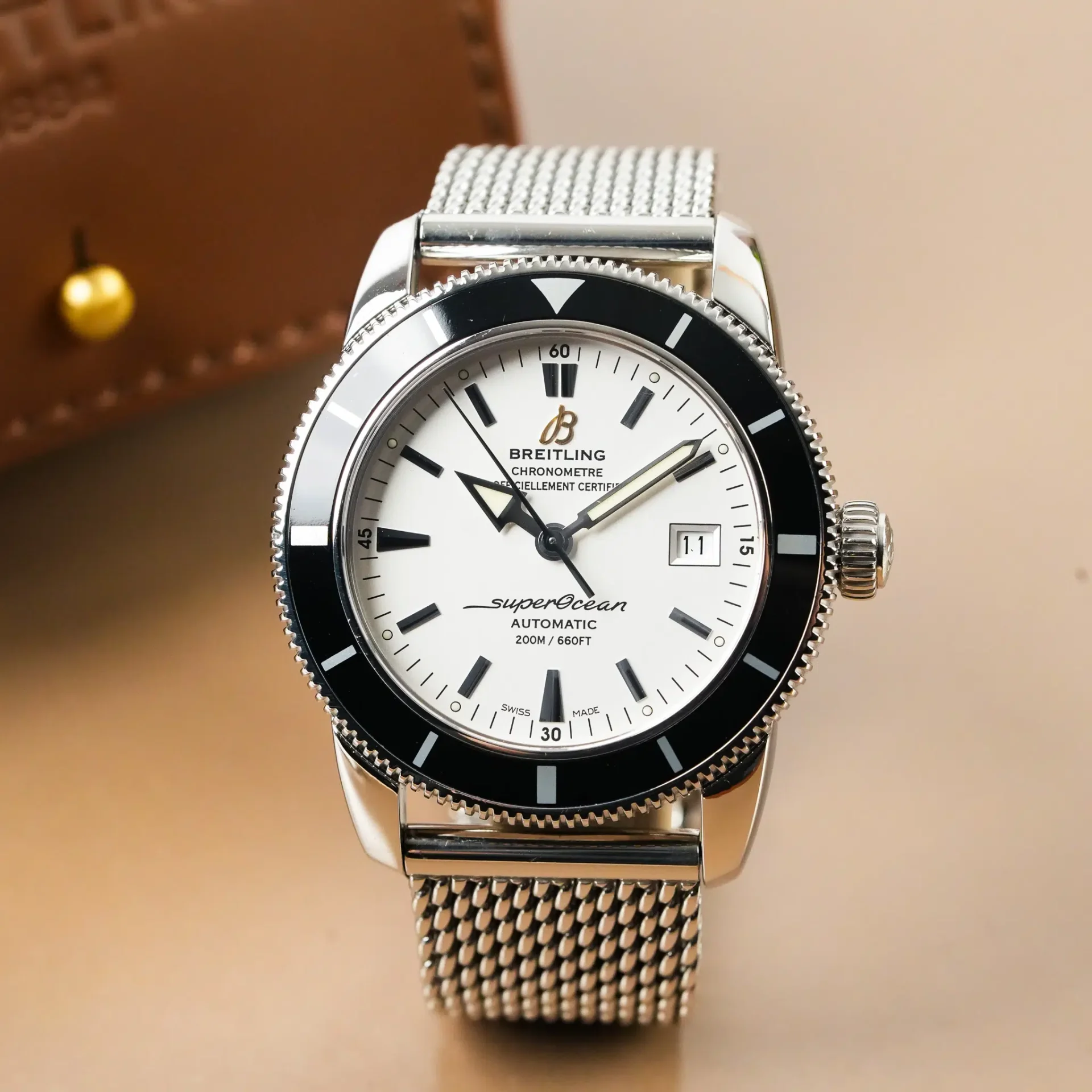 Breitling Superocean Heritage 42 Silver Dial A17321 - Görsel 3