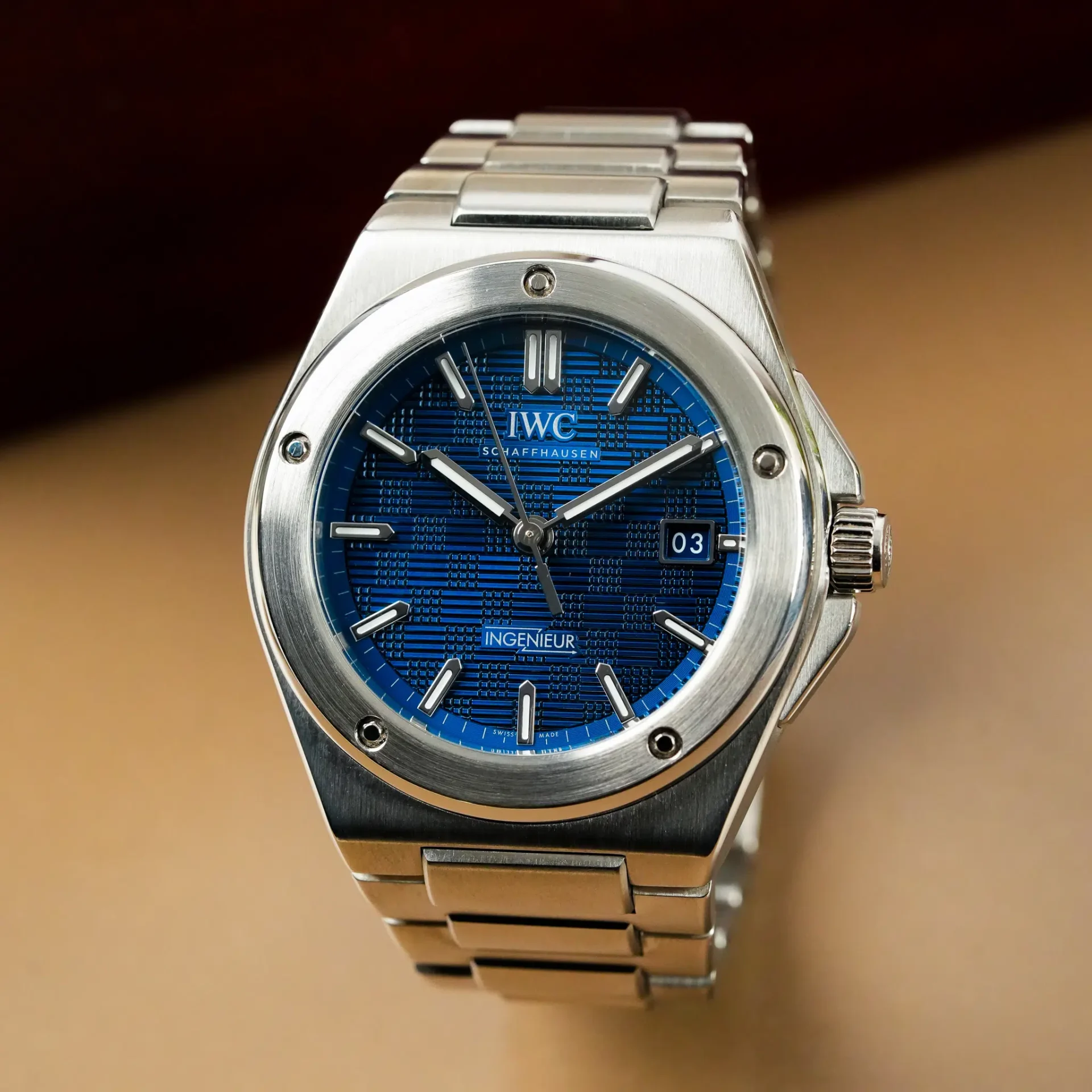 IWC Ingenieur Automatic Blue Dial IW328907 - Görsel 2