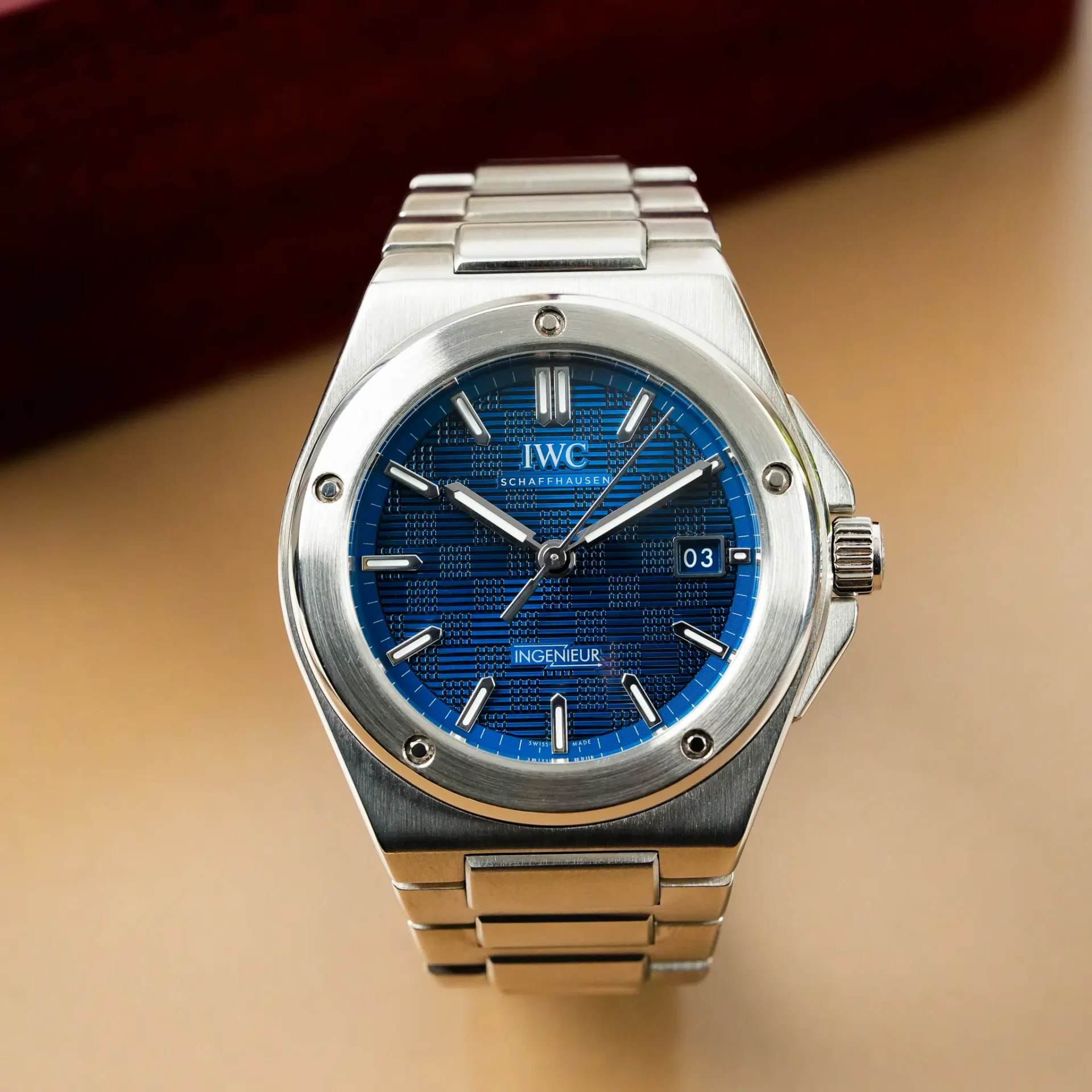 IWC Ingenieur Automatic Blue Dial IW328907 - Görsel 3