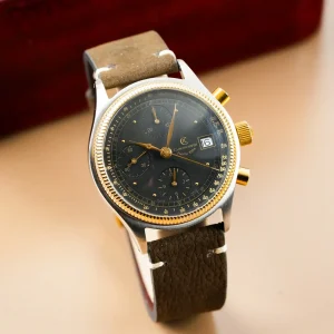 Chronoswiss Pacific Chronograph Date Automatic Gold Steel Vintage CH7514
