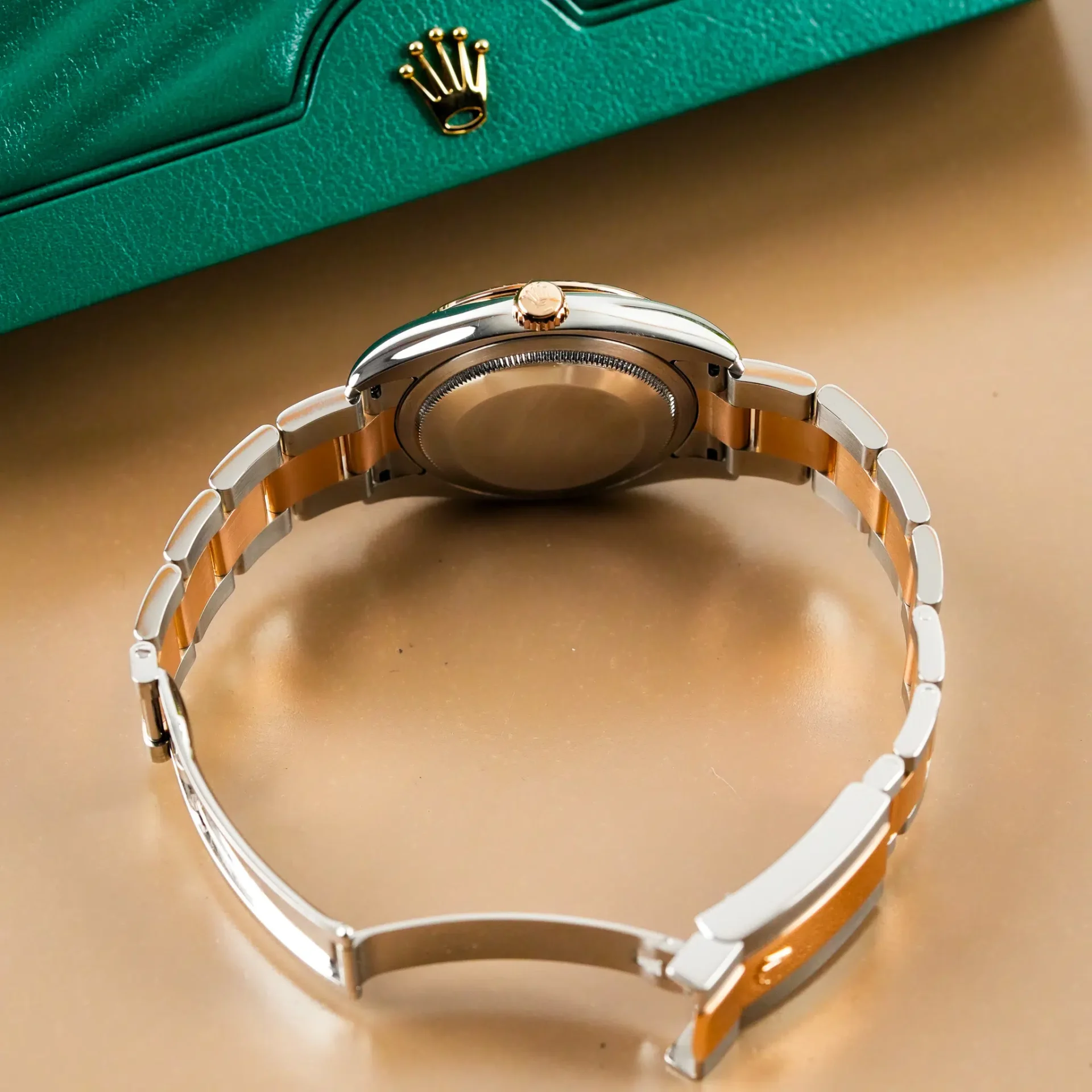 Rolex Datejust Turn-O-Graph 18K Rose Gold Bezel 116261 - Görsel 9