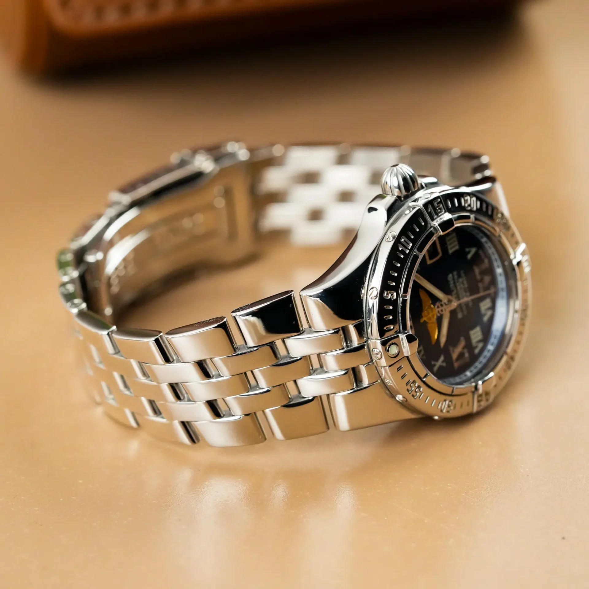 Breitling Lady Starliner Galactic Chrono Date Blue Dial A71340 - Görsel 7