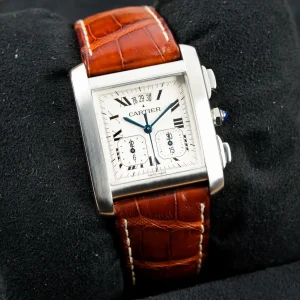 Cartier Tank Française XXL Chronoreflex Date W5101455