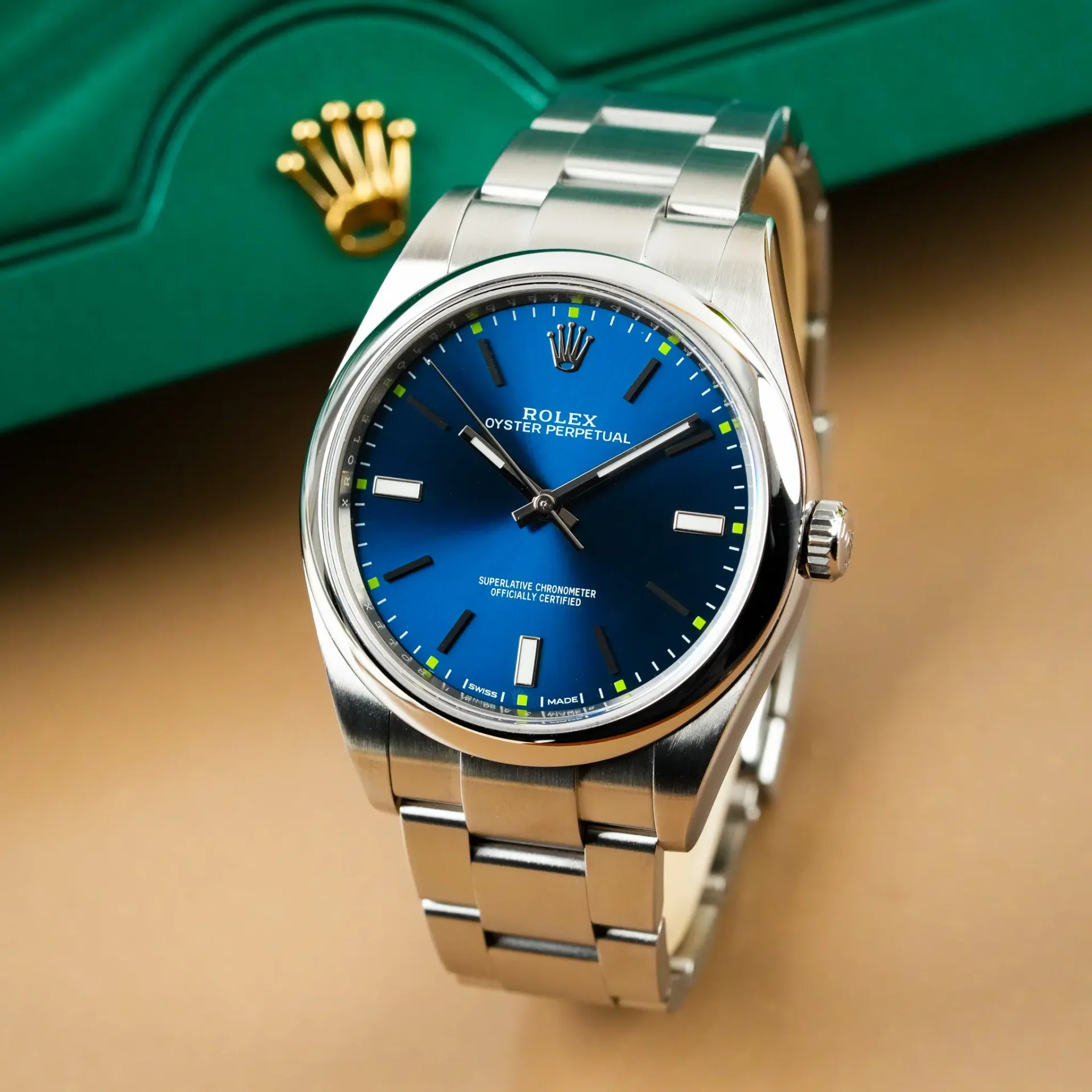 Rolex Oyster Perpetual 39 Blue Dial 114300 - Görsel 2