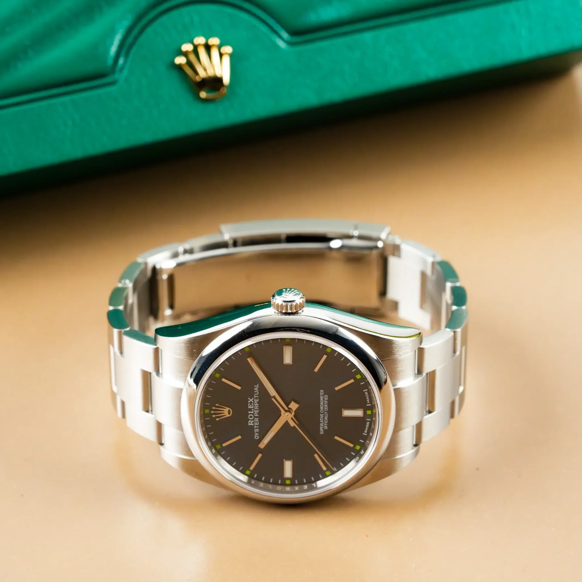 Rolex Oyster Perpetual 39 Blue Dial 114300 - Görsel 5