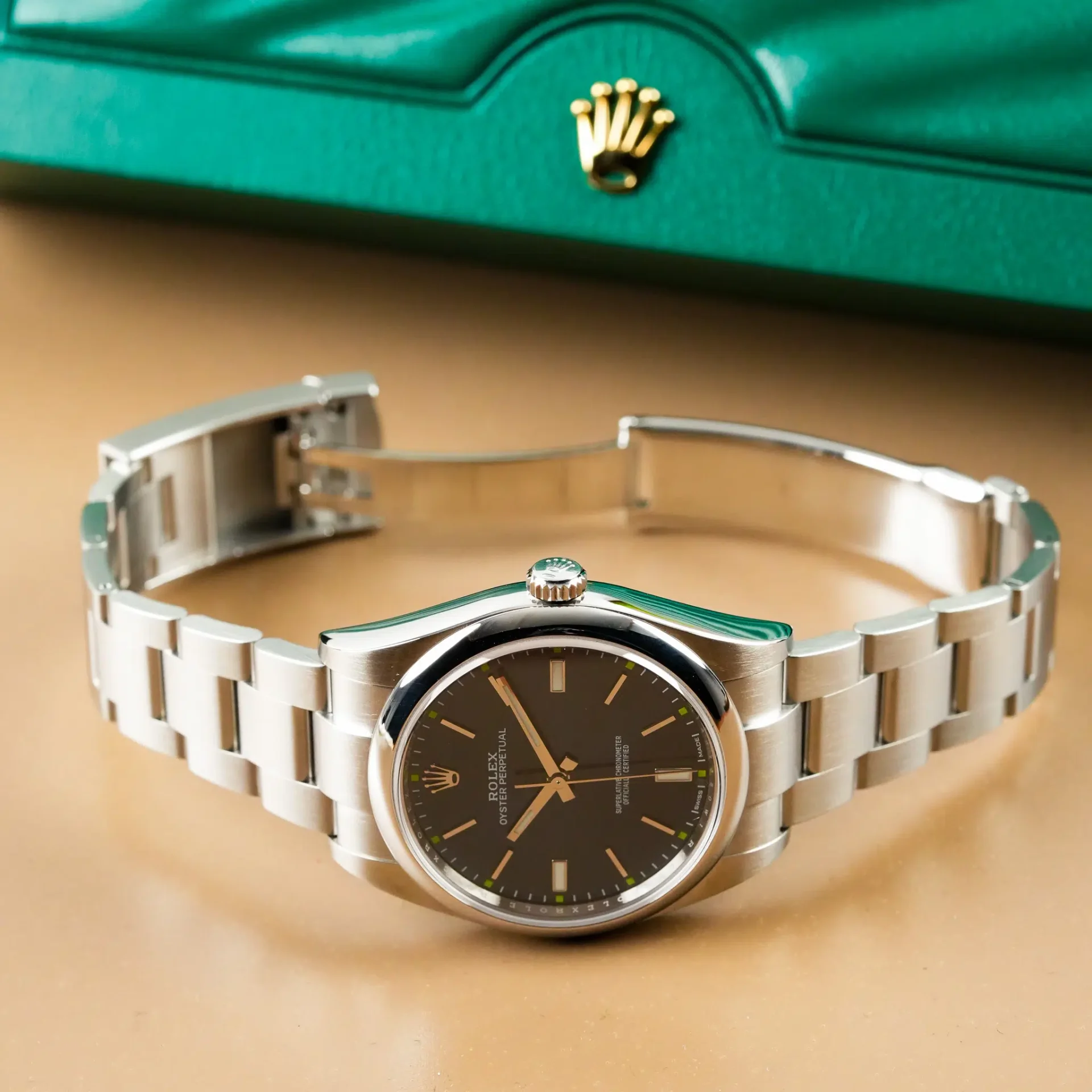 Rolex Oyster Perpetual 39 Blue Dial 114300 - Görsel 10