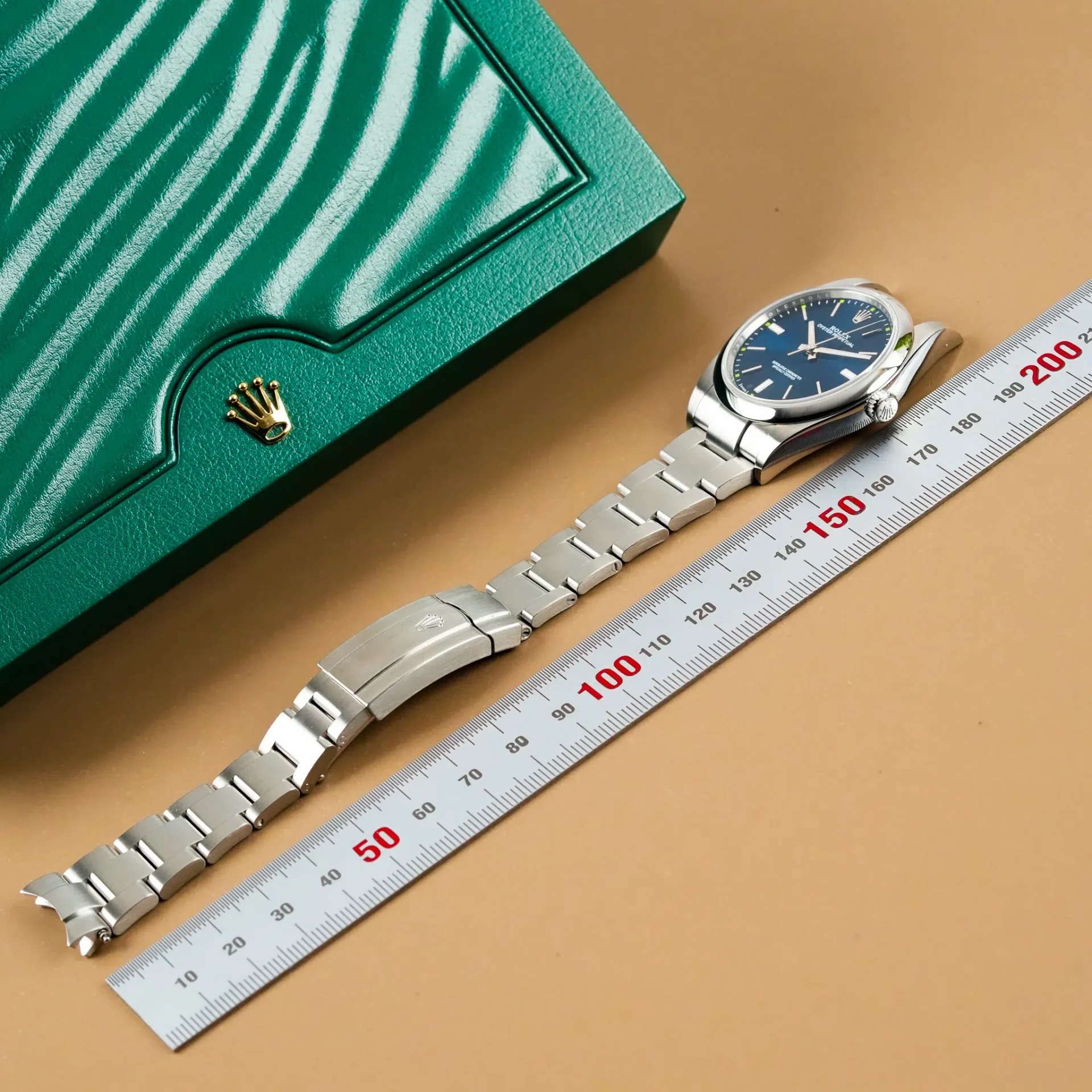 Rolex Oyster Perpetual 39 Blue Dial 114300 - Görsel 11