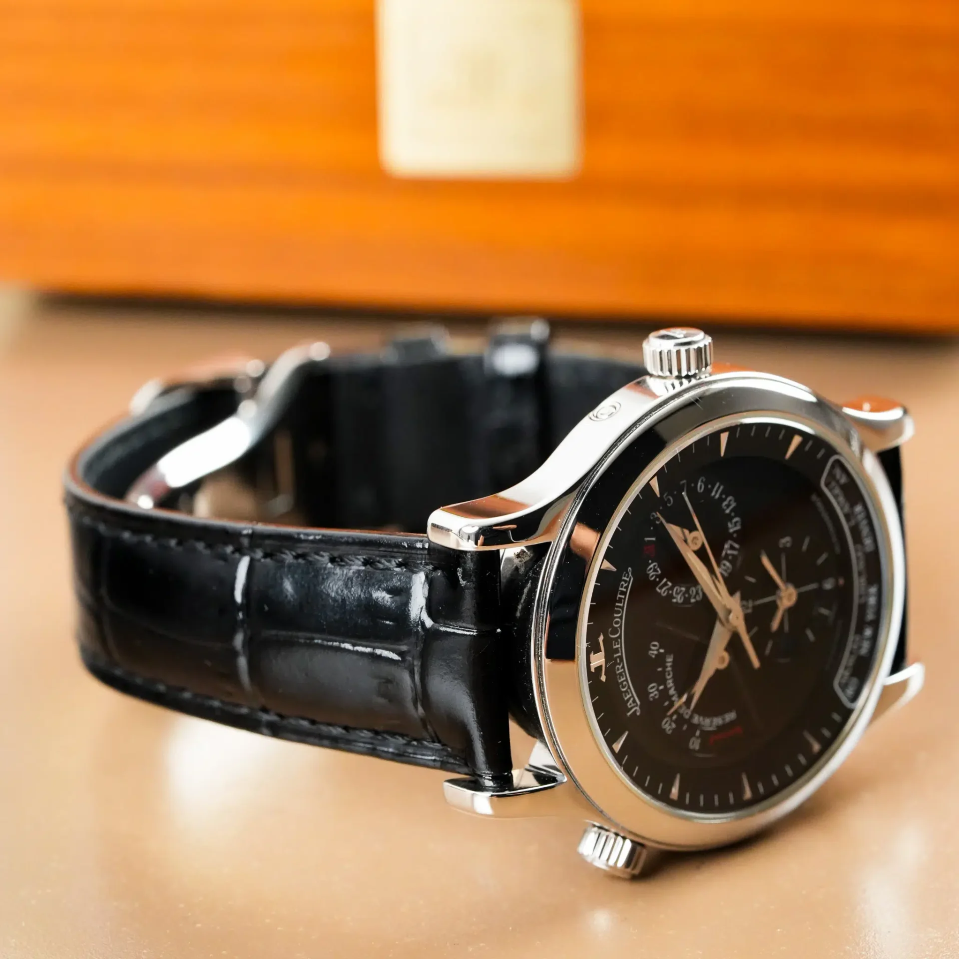 Jaeger-LeCoultre Master Geographic Control World Time Power Reserve 142.8.92.S - Görsel 7