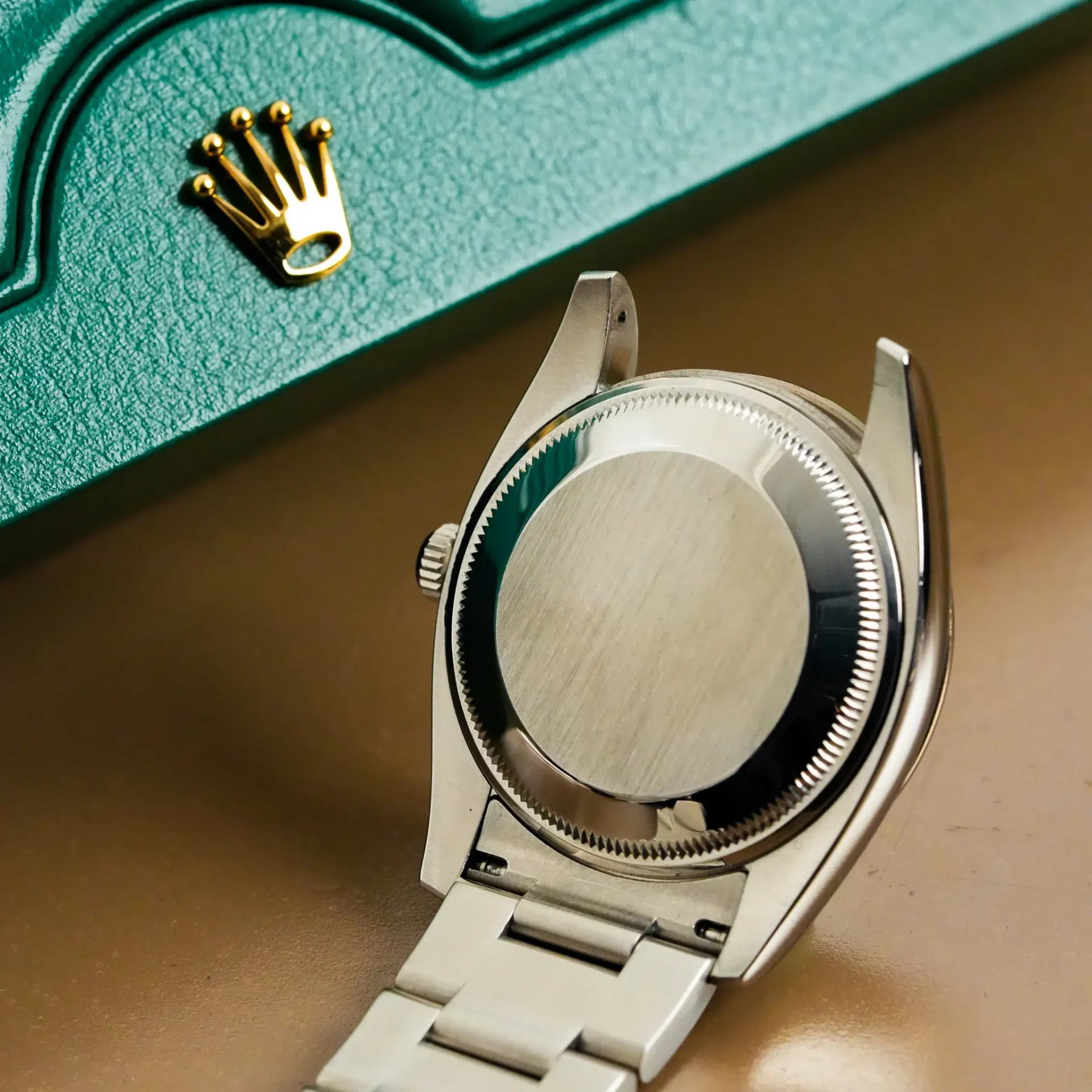Rolex Air King White Gold Bezel Roman Diamond Dial 114234 - Görsel 12