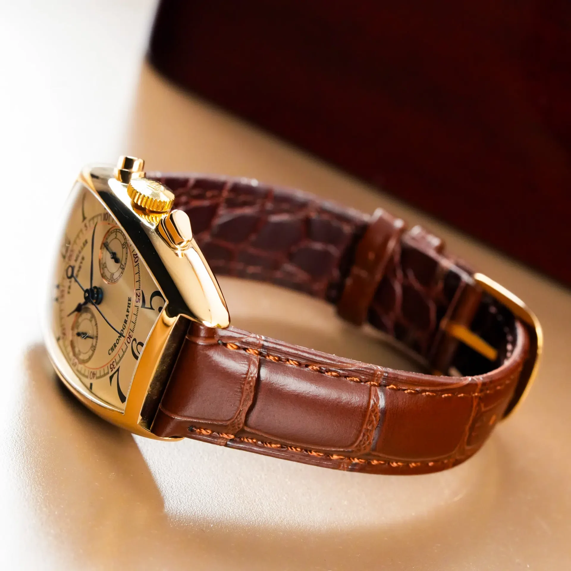 Franck Muller Casablanca Chronograph 18k Rose Gold 5850 CC - Görsel 5