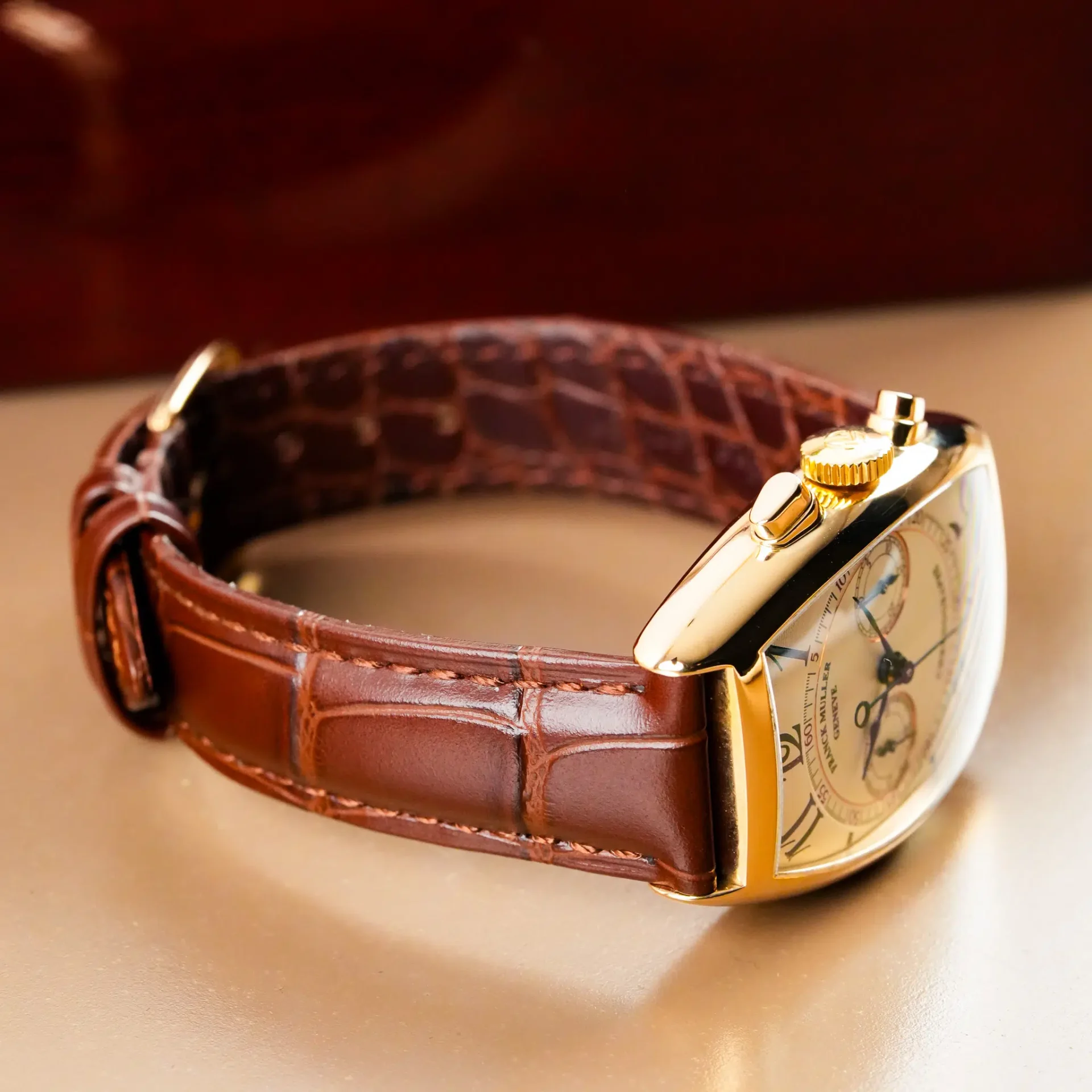 Franck Muller Casablanca Chronograph 18k Rose Gold 5850 CC - Görsel 6