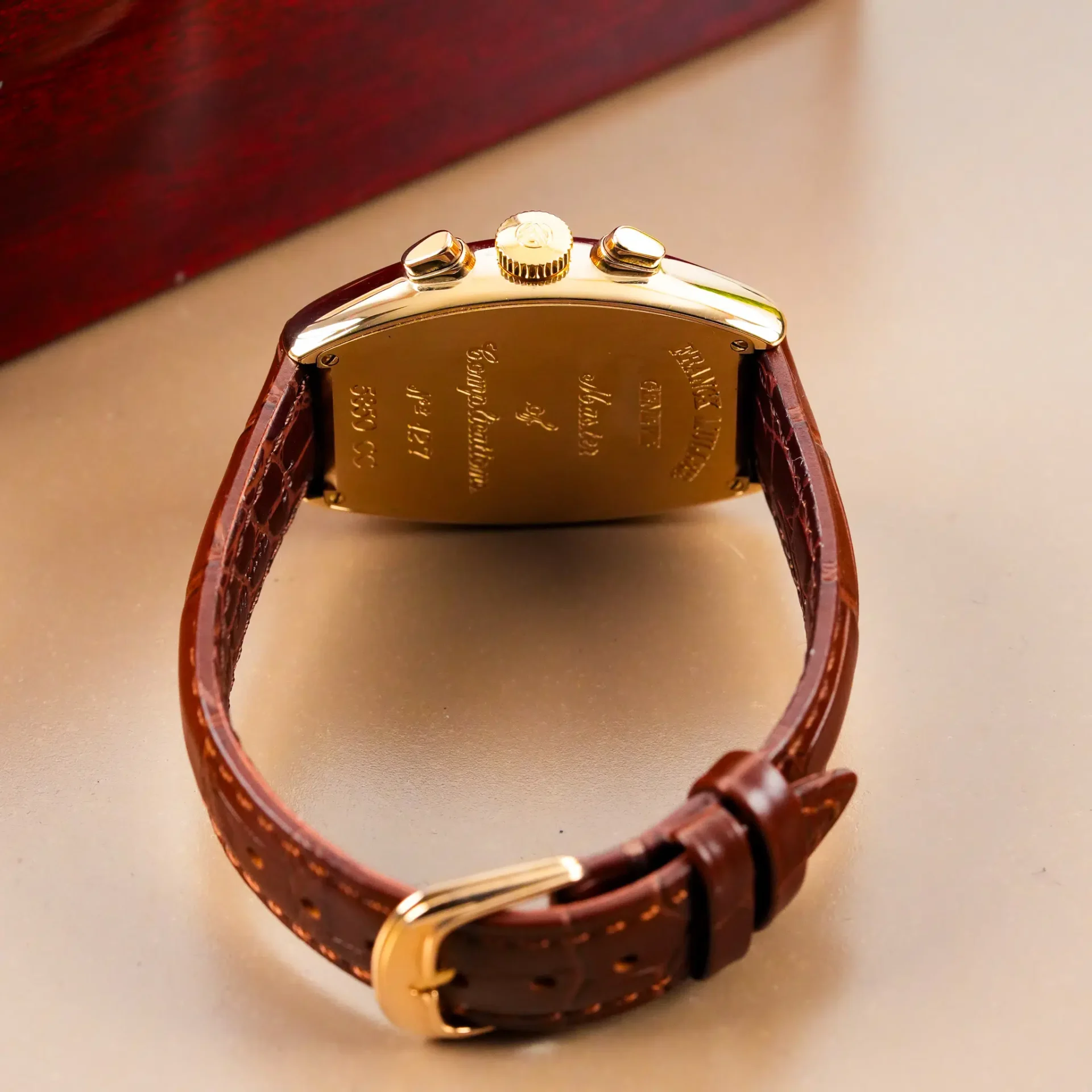 Franck Muller Casablanca Chronograph 18k Rose Gold 5850 CC - Görsel 7