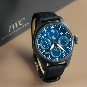 IWC Big Pilot Perpetual Calendar Rodeo Drive Edition in Matte Black Ceramic IW503001