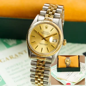 Rolex Datejust 36 Jubilee 18k Gold Two Tone