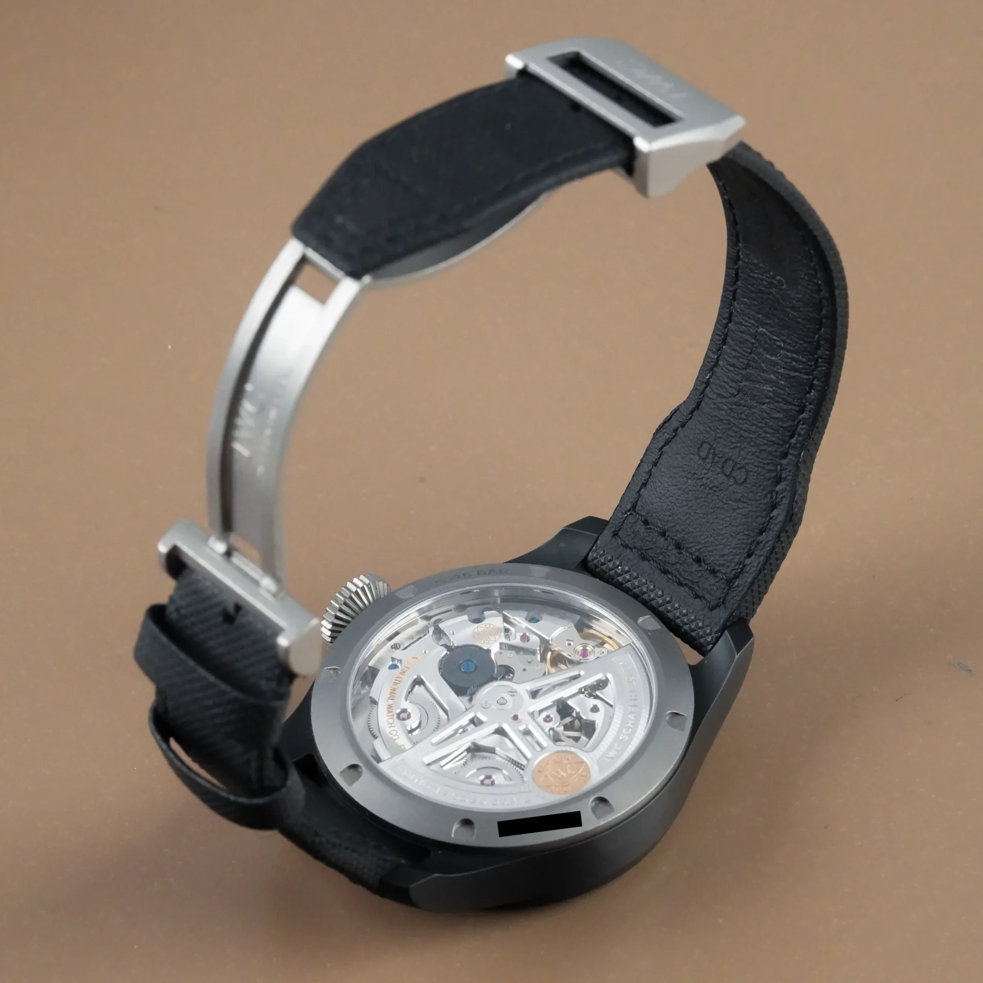 IWC Big Pilot Perpetual Calendar Rodeo Drive Edition in Matte Black Ceramic IW503001 - Görsel 10