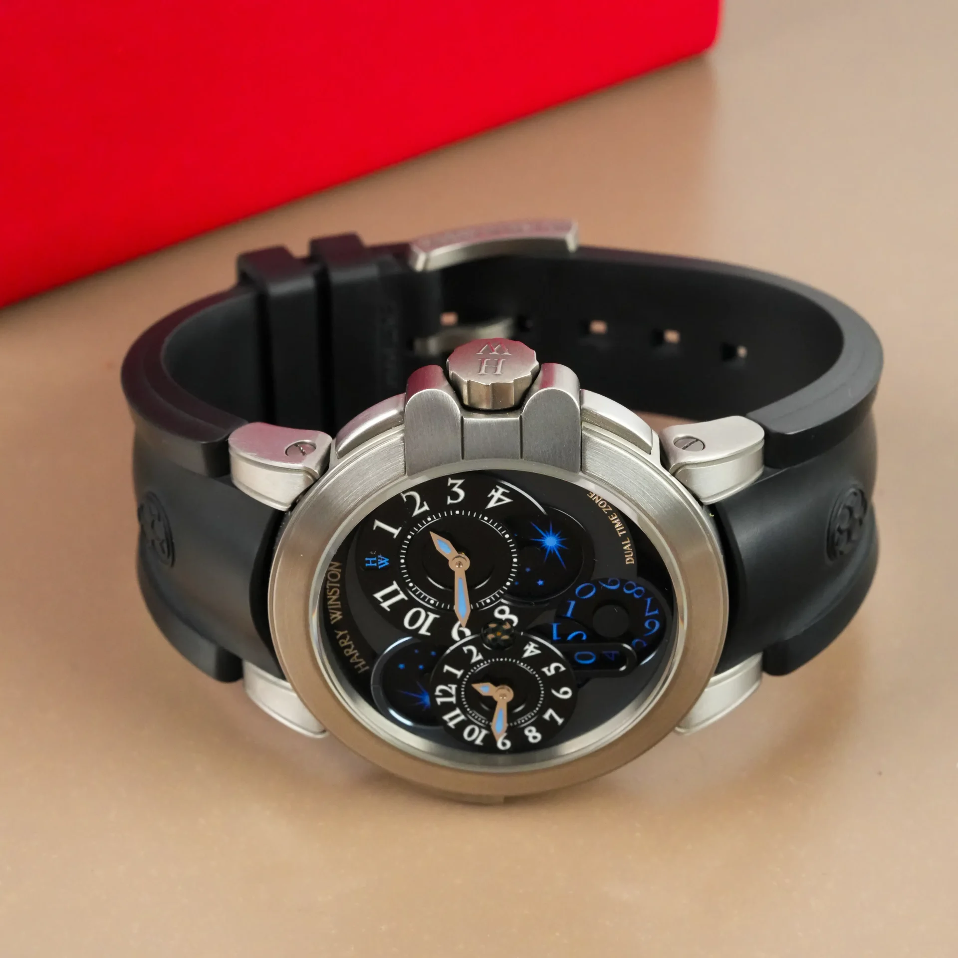 Harry Winston Project Z-ZA Ocean Dual Time 400 Zalium LTD Limited Edition MATZ44ZC-K1 - Görsel 7