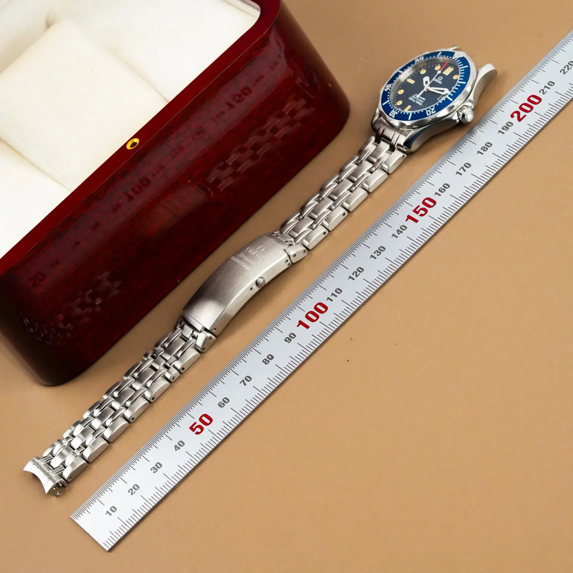Omega Seamaster Professional Diver 300M Blue Wave Dial 25618000 - Görsel 12