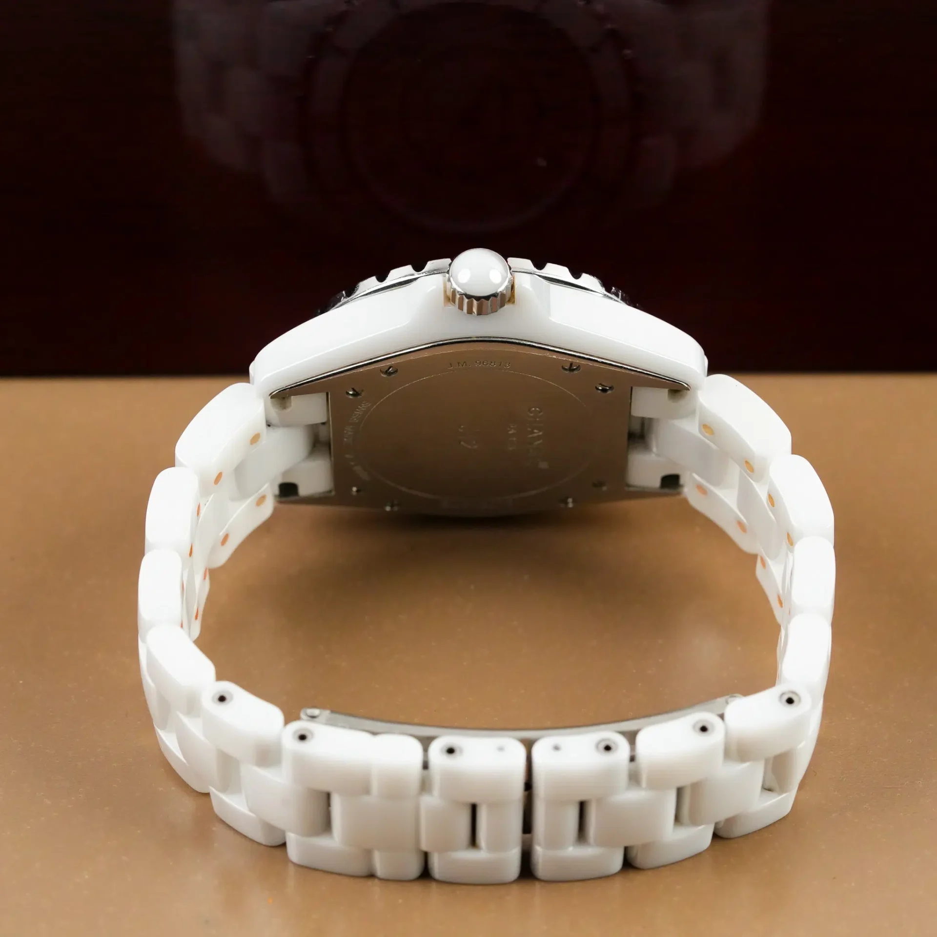 Chanel J12 White Ceramic Automatic Diamond Index H1628 - Görsel 8