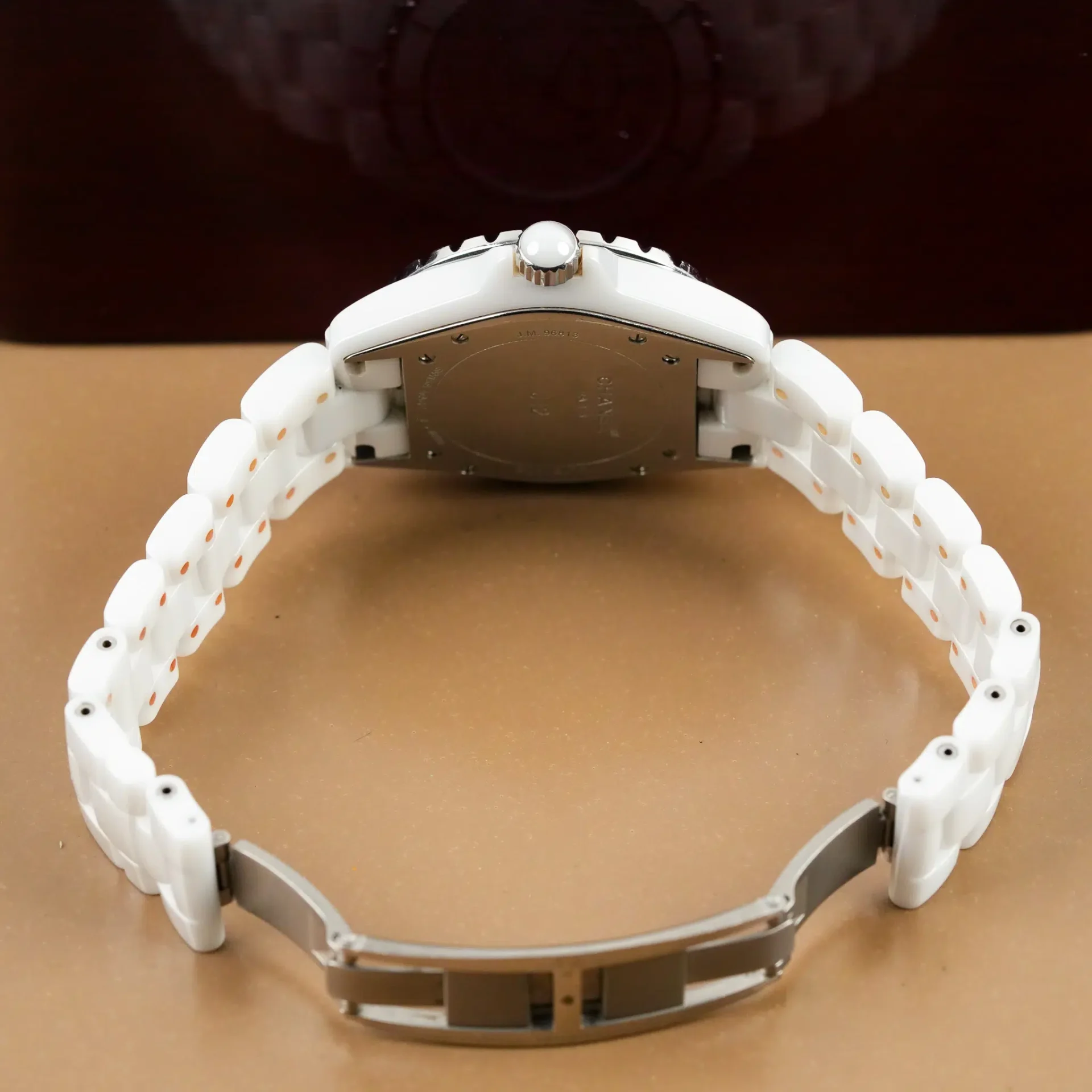 Chanel J12 White Ceramic Automatic Diamond Index H1628 - Görsel 9