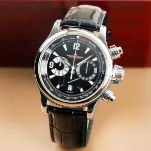 Jaeger-LeCoultre Master Compressor Chronograph SS Black Dial 146.8.25