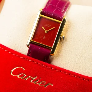 Cartier Tank Must de Cartier 'Red Dial' 4321