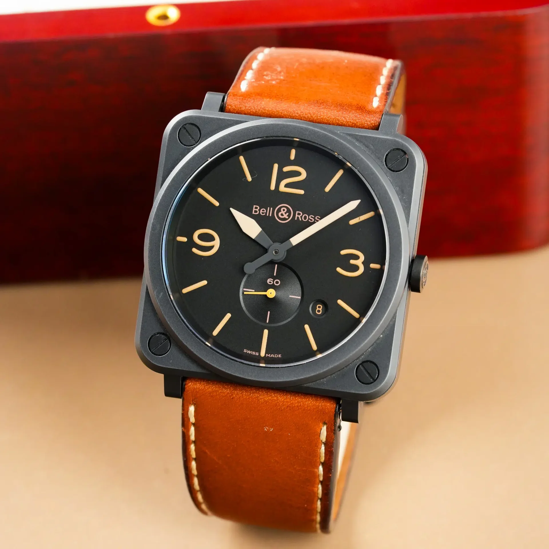 Bell & Ross Br S Black Ceramic Date BRS BL CEM