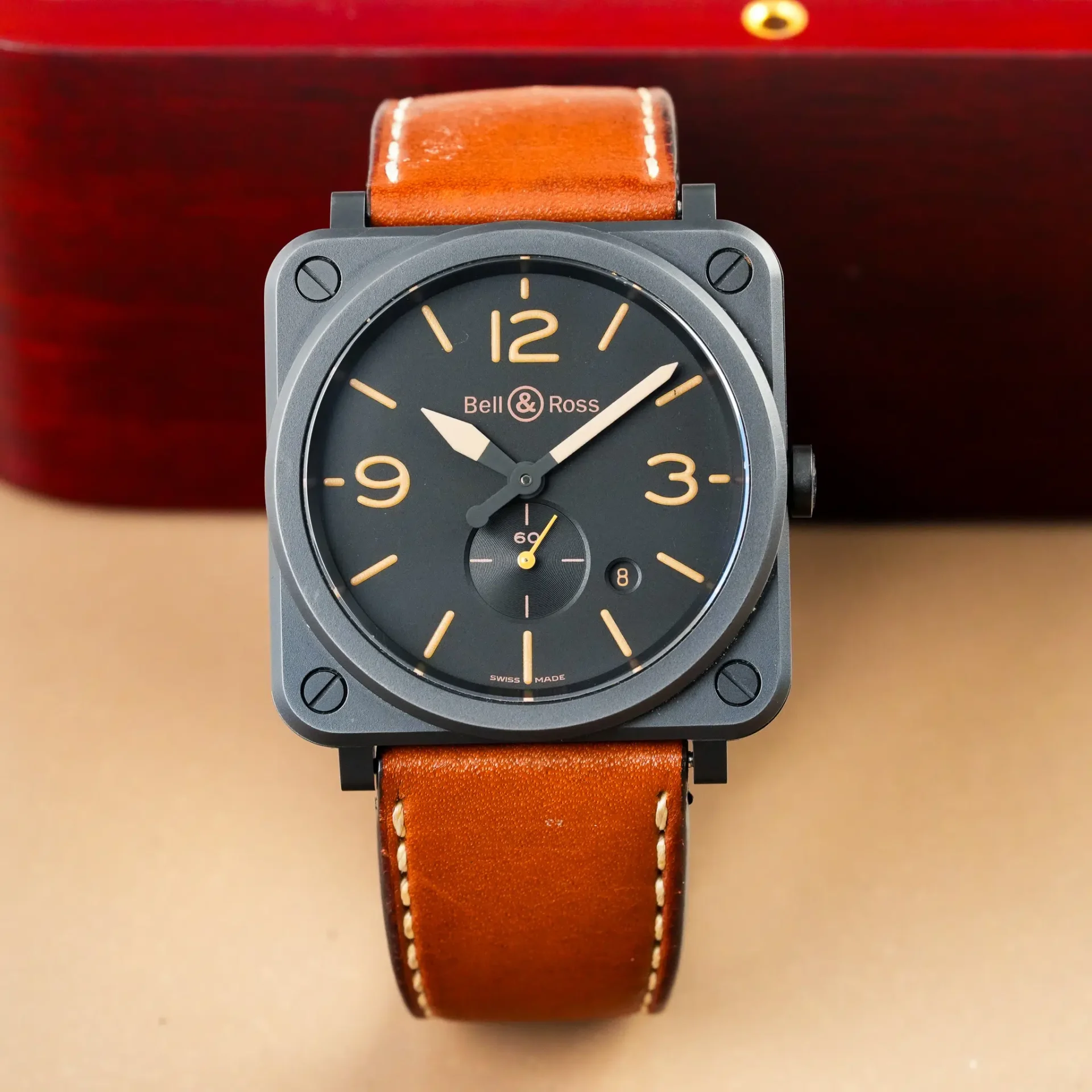 Bell & Ross Br S Black Ceramic Date BRS BL CEM - Görsel 3