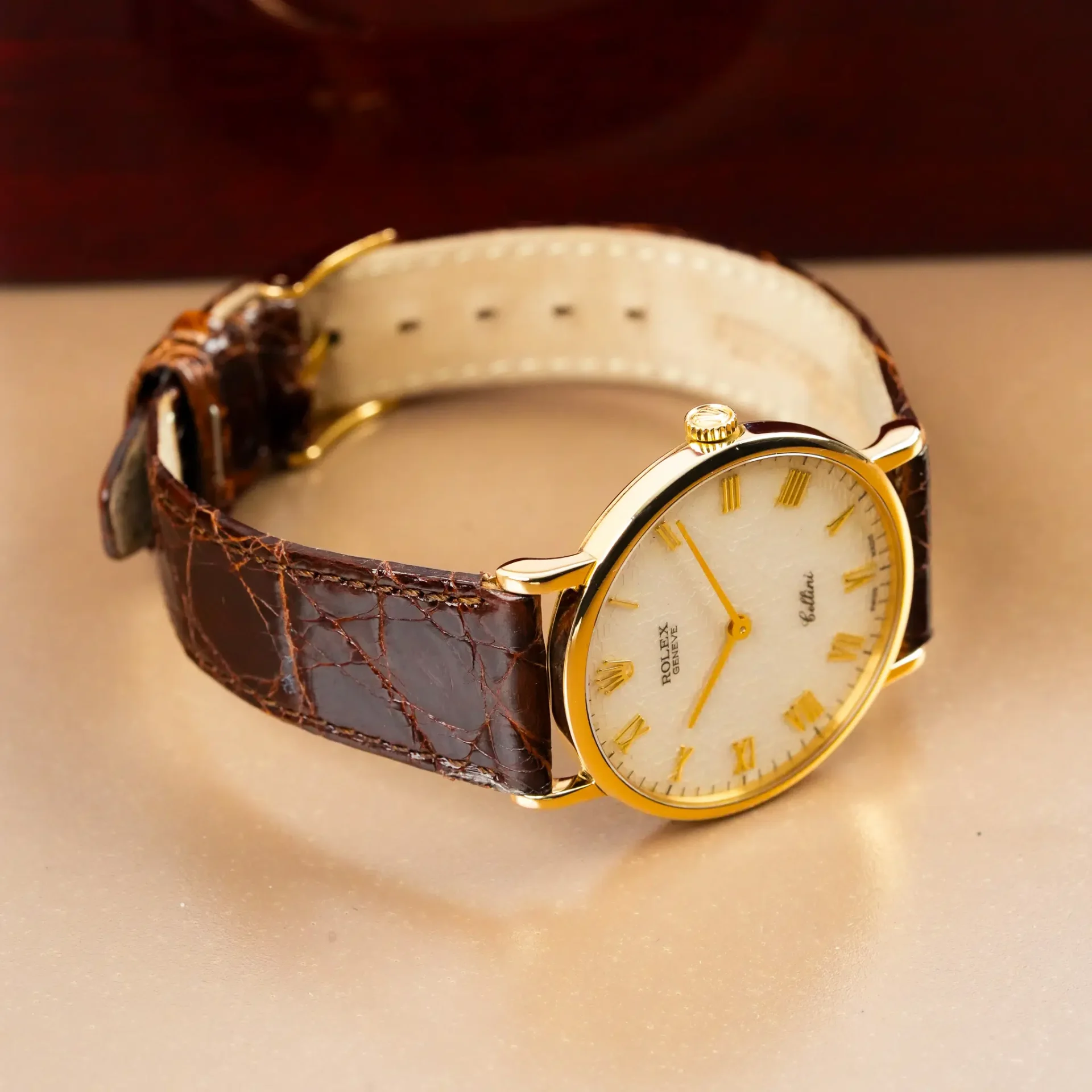 Rolex Cellini 18K Gold 5112 - Görsel 6