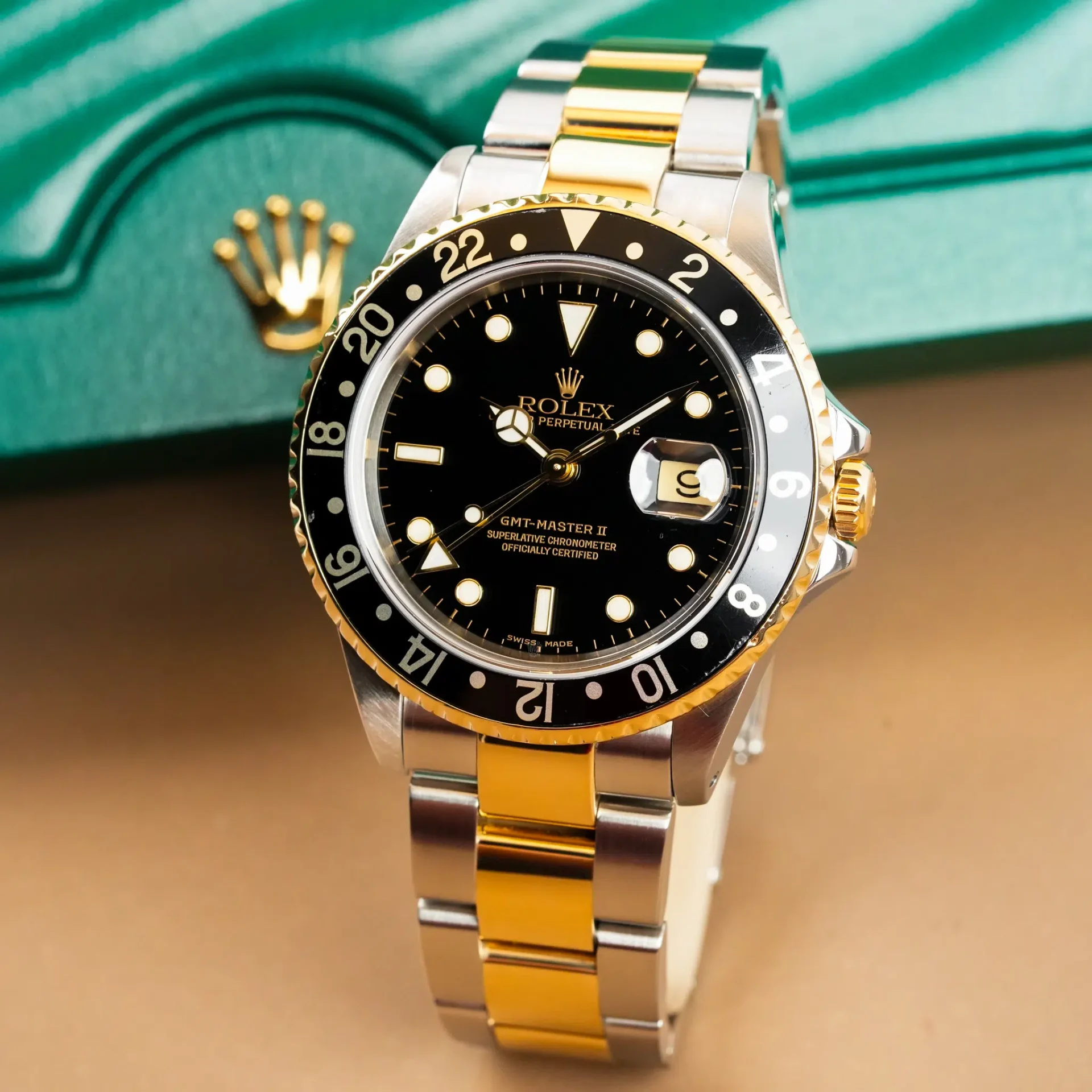 Rolex GMT-Master II Two Tone 18k Gold 16713