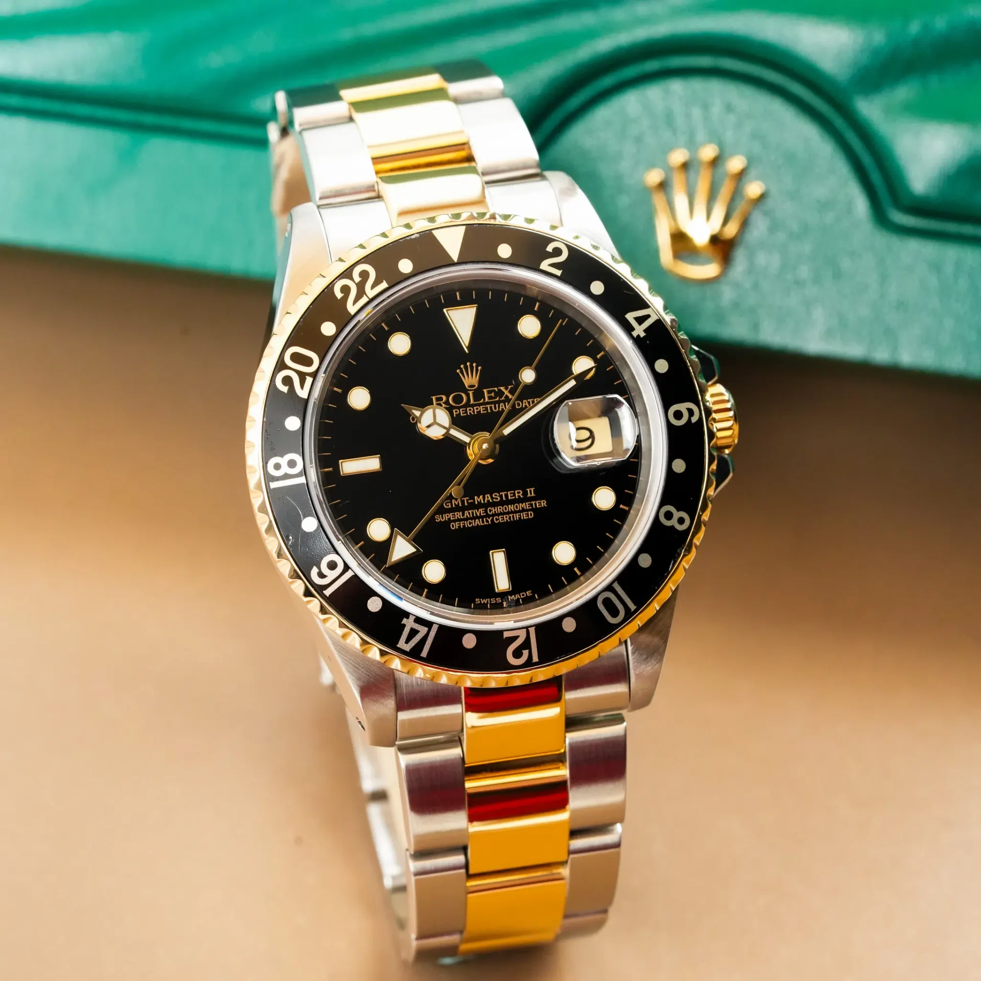 Rolex GMT-Master II Two Tone 18k Gold 16713 - Görsel 2