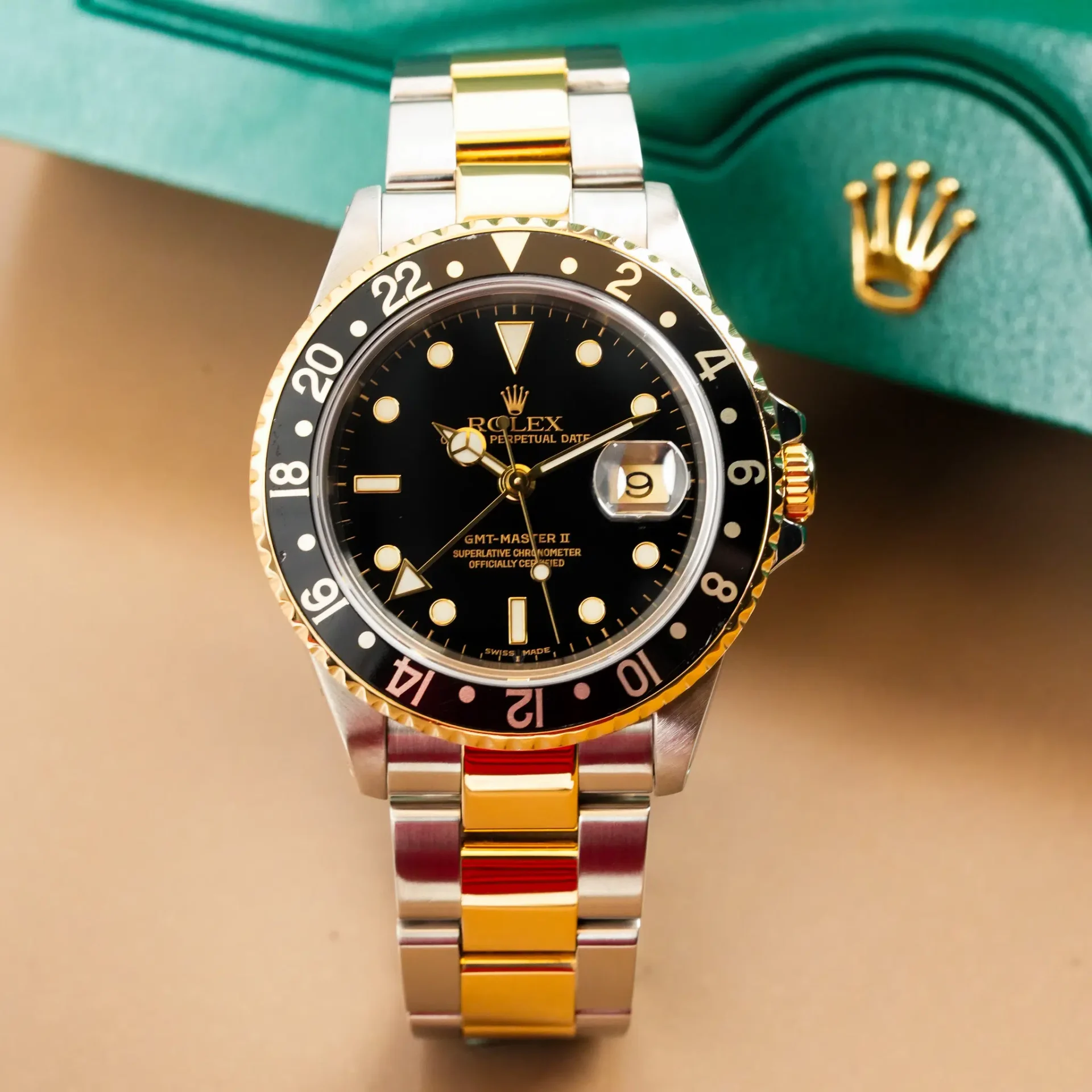Rolex GMT-Master II Two Tone 18k Gold 16713 - Görsel 3