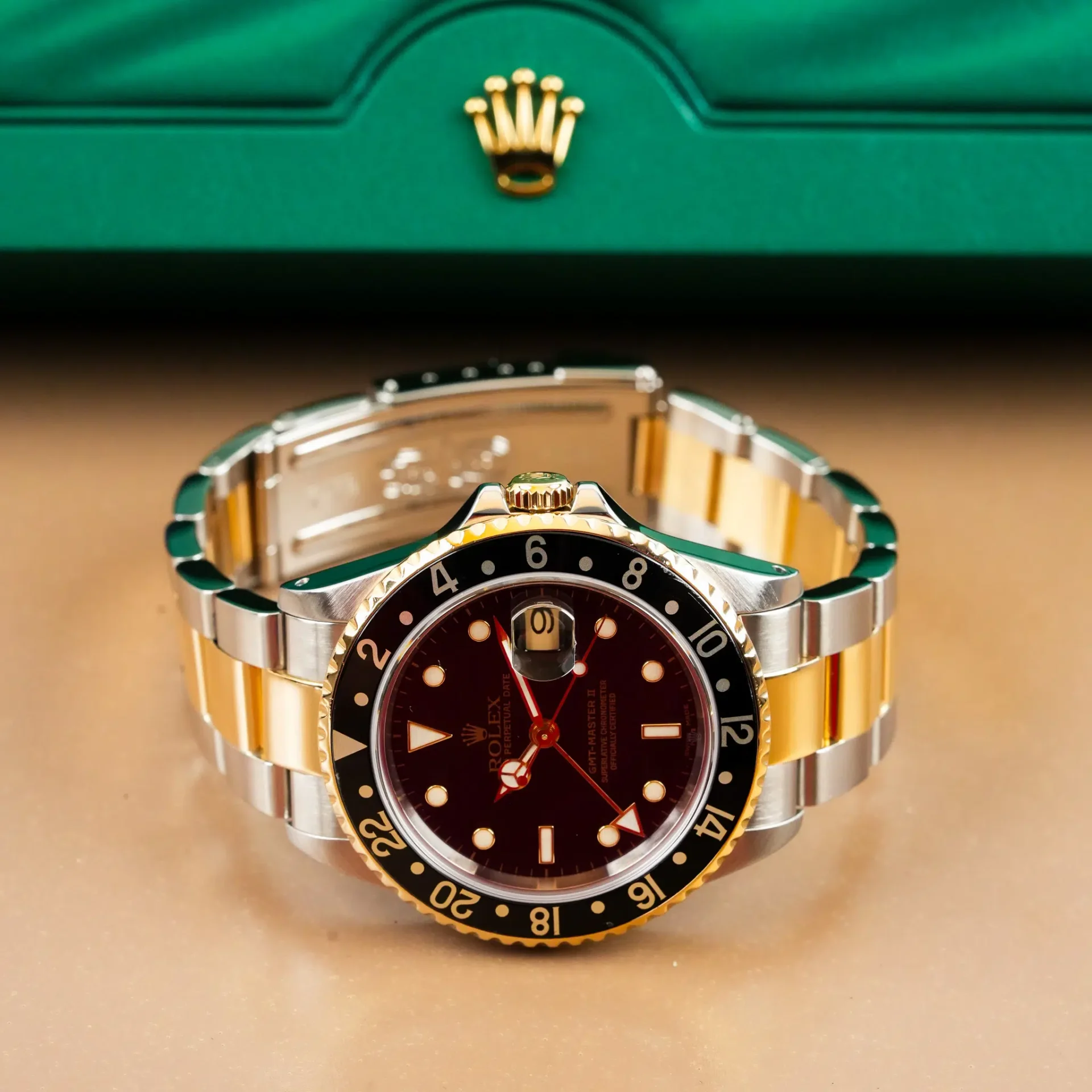 Rolex GMT-Master II Two Tone 18k Gold 16713 - Görsel 5