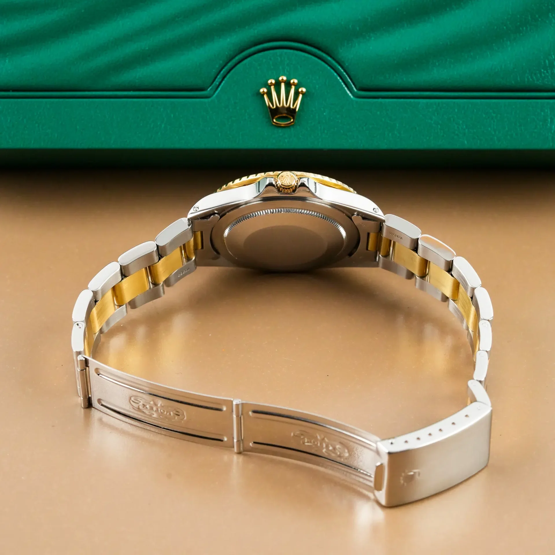 Rolex Gmt Master Root Beer Two Tone 18k Gold & Steel 16753 - Görsel 9