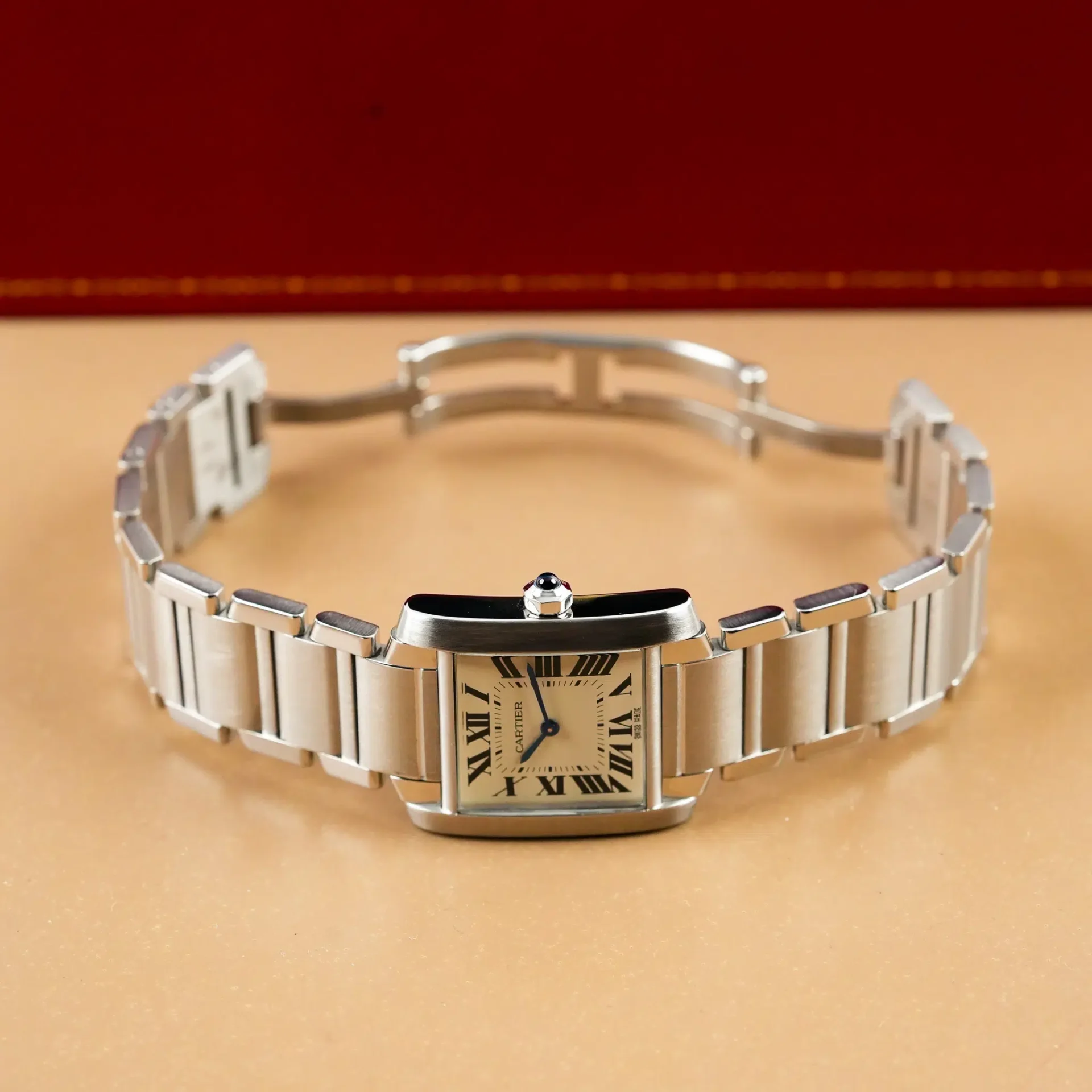 Cartier Tank Française Off-White Roman Numerals 2301 - Görsel 11