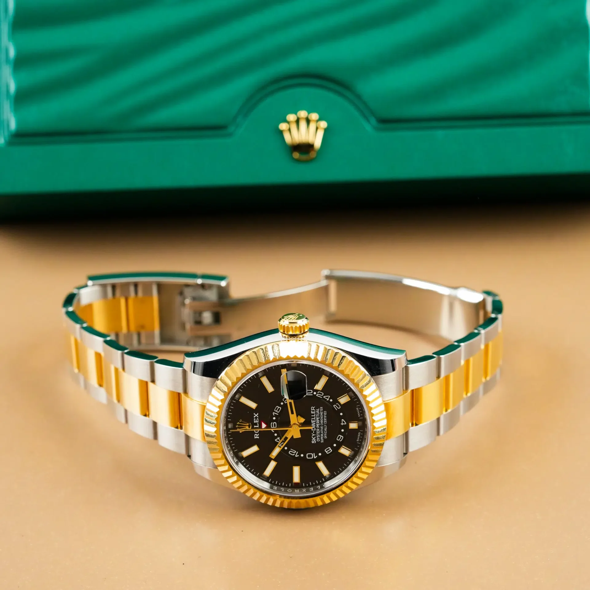 Rolex Sky-Dweller Black Dial Two Tone 326933 - Görsel 11