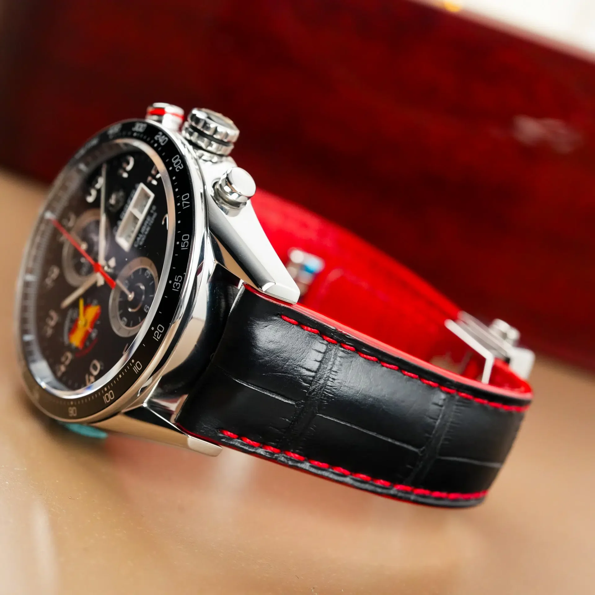 TAG Heuer Carrera Calibre 16 Day Date Spain Limited Edition CV2A1P.FC6301 - Görsel 7