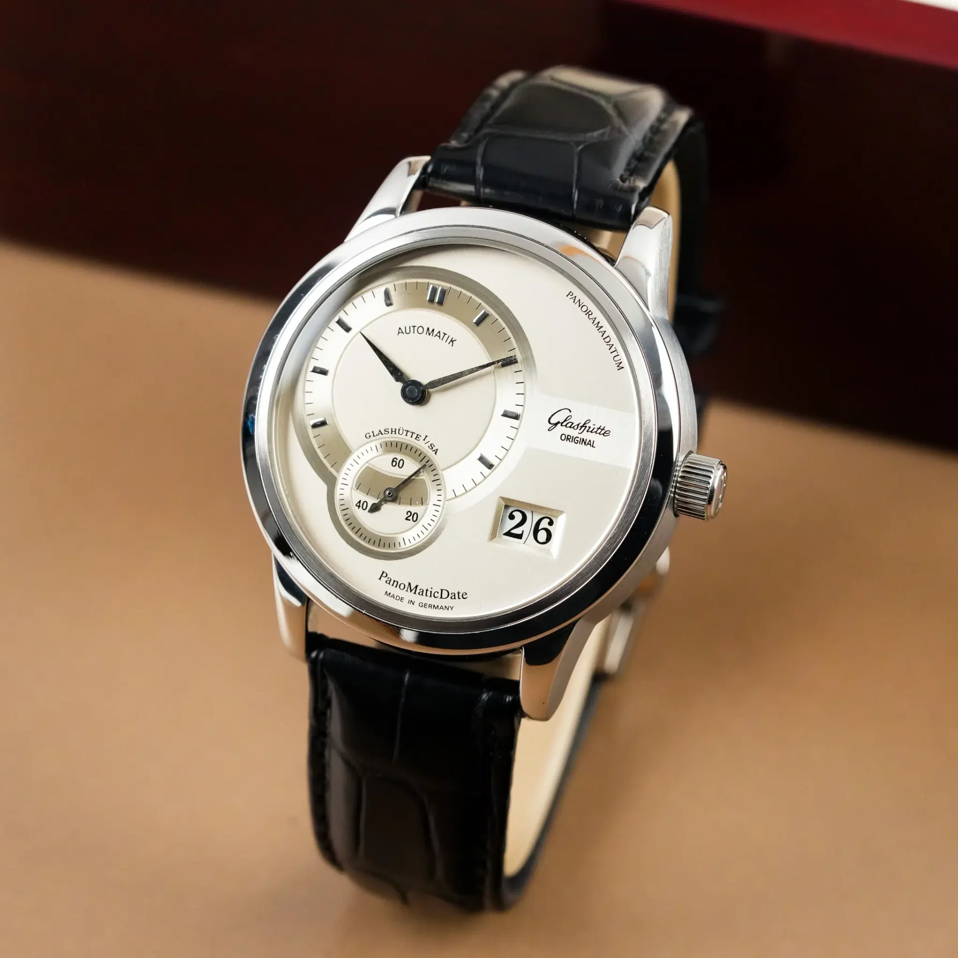 Glashütte Original PanoMaticDate Silver Dial 9001020204 - Görsel 2