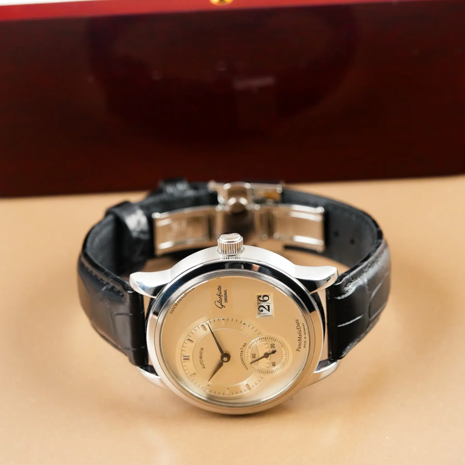 Glashütte Original PanoMaticDate Silver Dial 9001020204 - Görsel 5