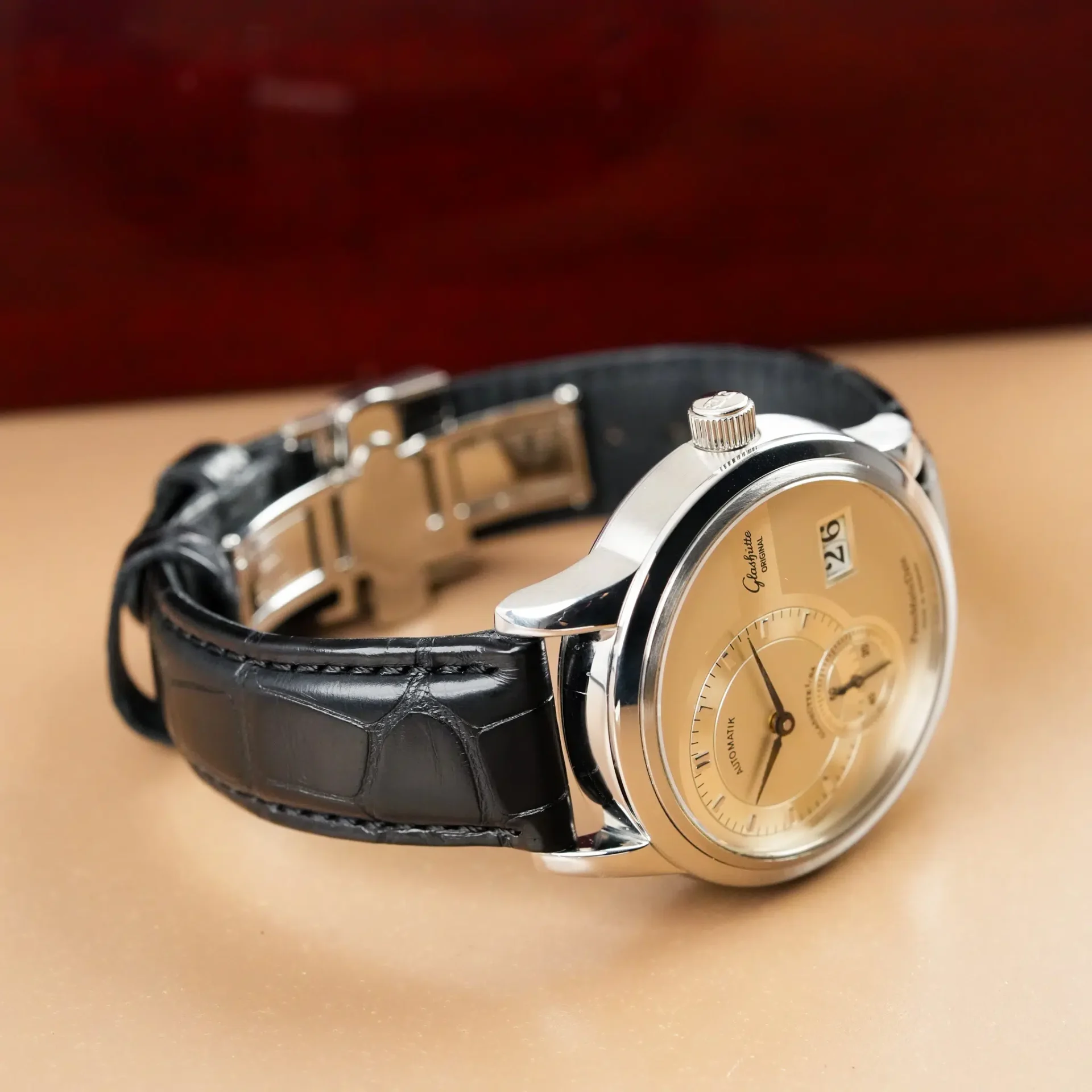 Glashütte Original PanoMaticDate Silver Dial 9001020204 - Görsel 7