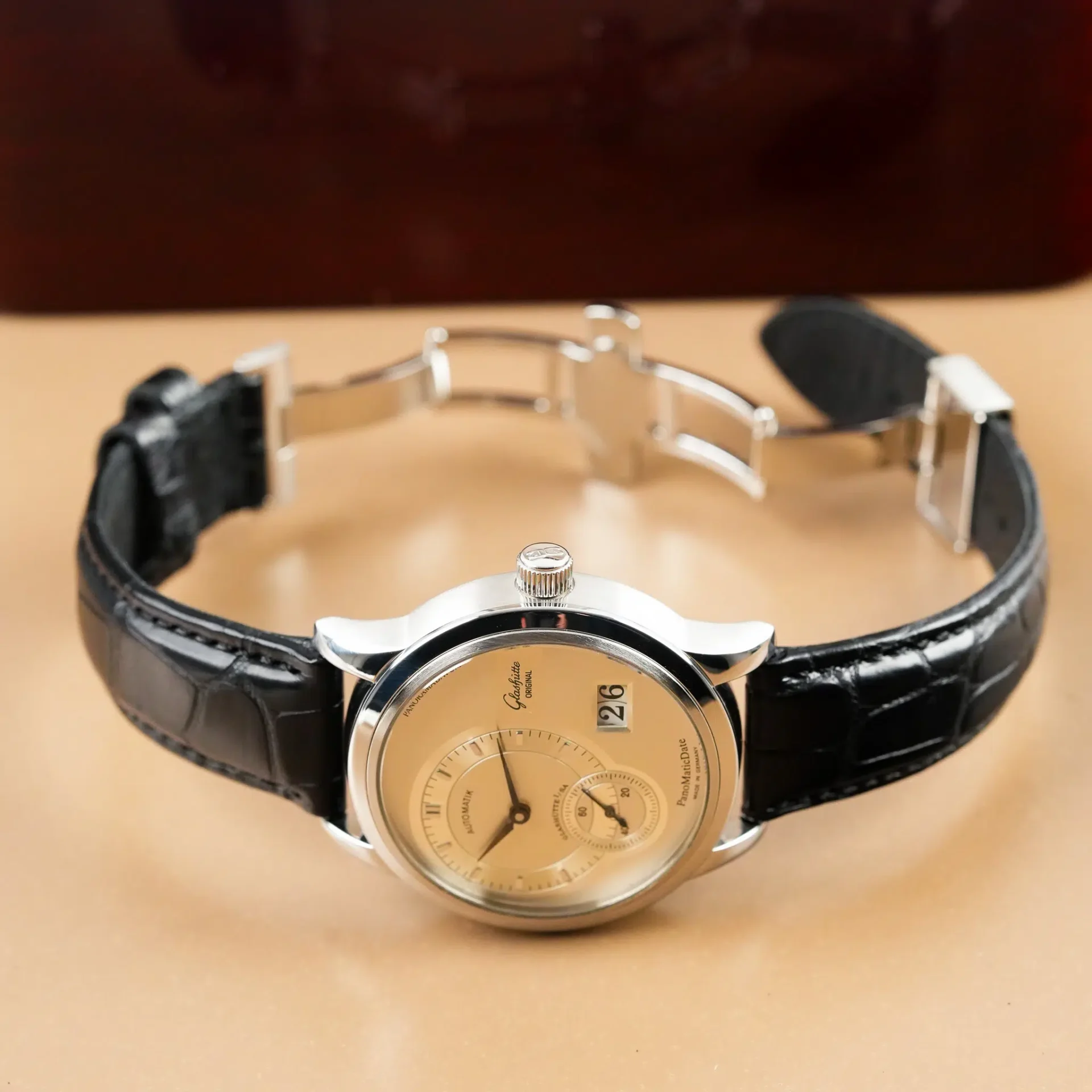 Glashütte Original PanoMaticDate Silver Dial 9001020204 - Görsel 10