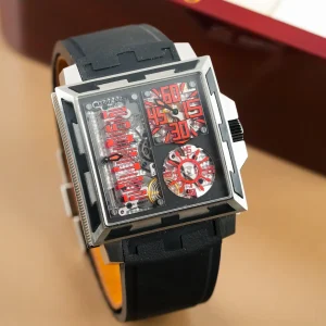 Pierre Kunz Geneve Spirit Of Challenge Jump Hour Skeleton 17900
