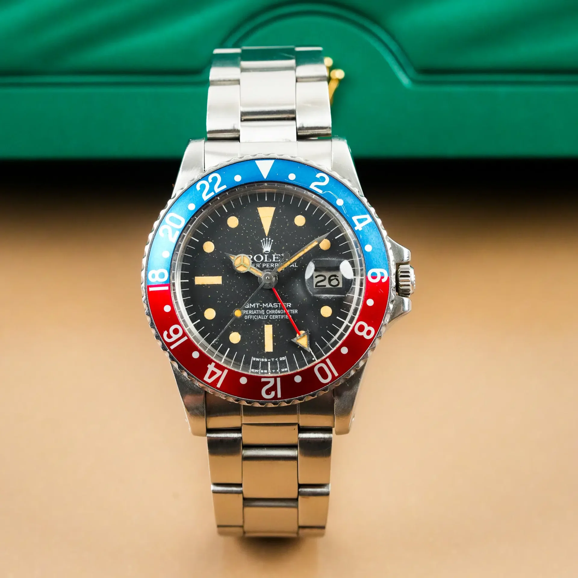 Rolex GMT Master PEPSI Date Patina Vintage 1675 - Görsel 3