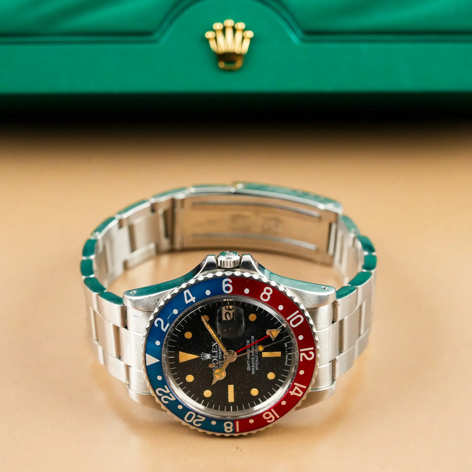 Rolex GMT Master PEPSI Date Patina Vintage 1675 - Görsel 5