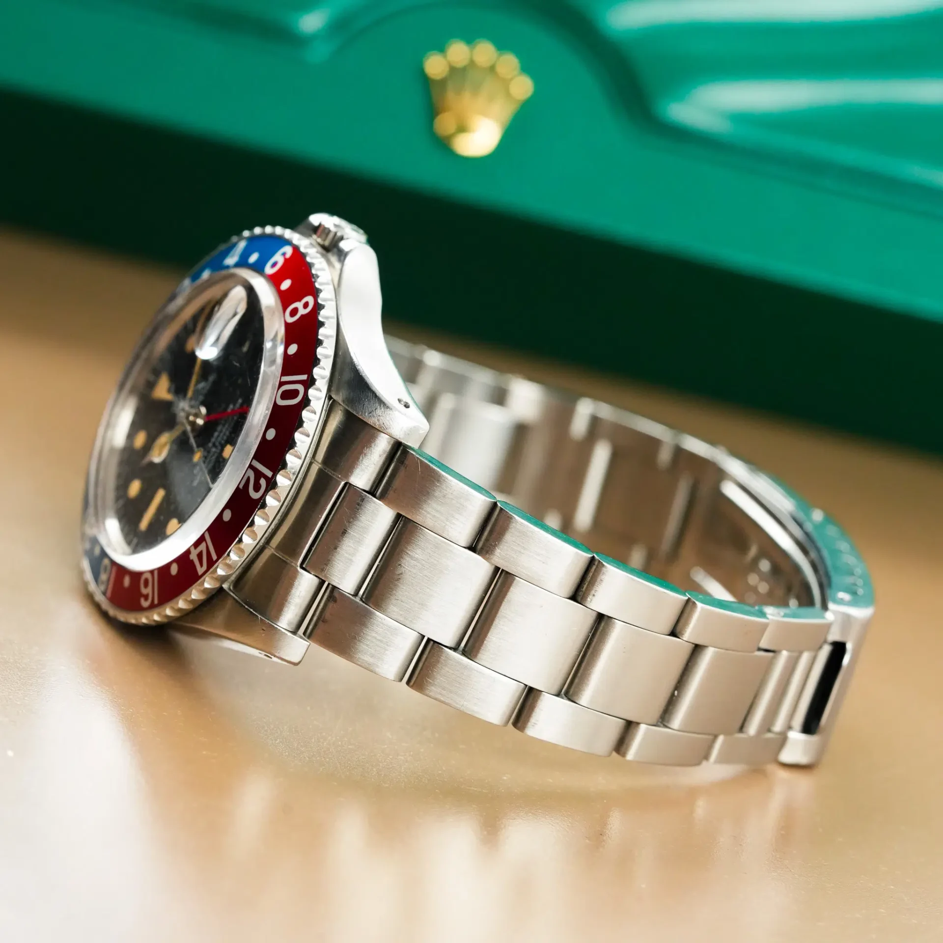 Rolex GMT Master PEPSI Date Patina Vintage 1675 - Görsel 6