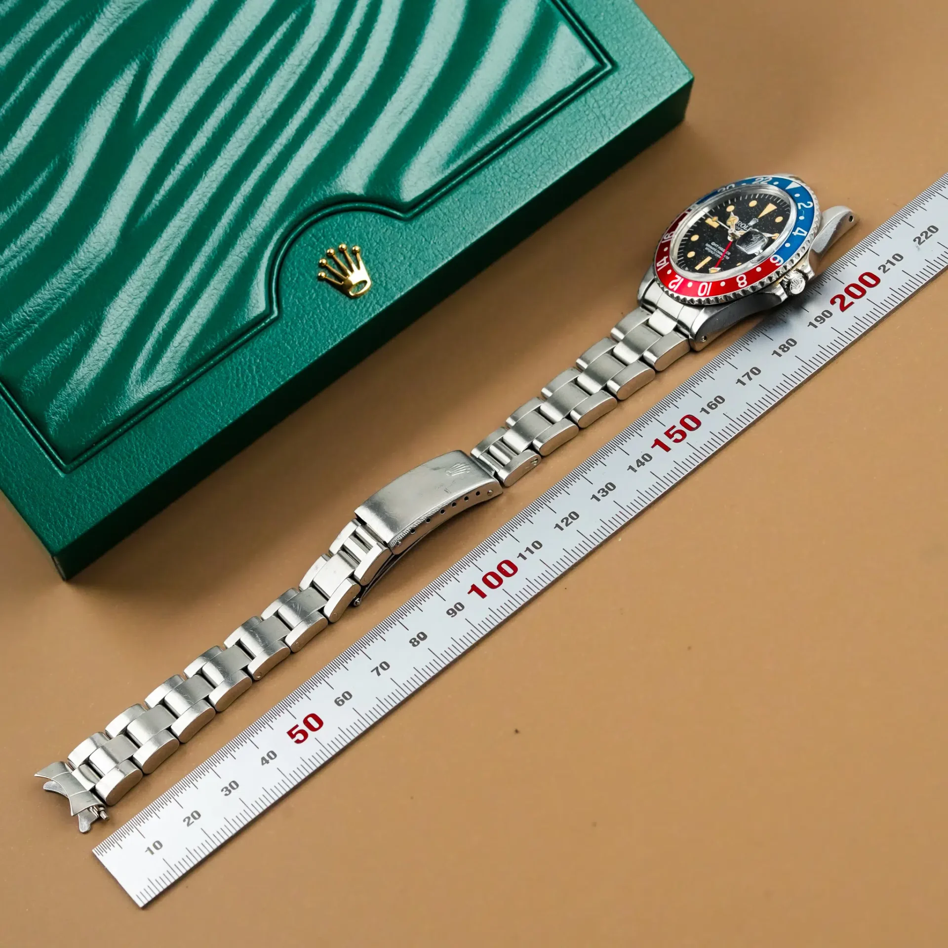 Rolex GMT Master PEPSI Date Patina Vintage 1675 - Görsel 11