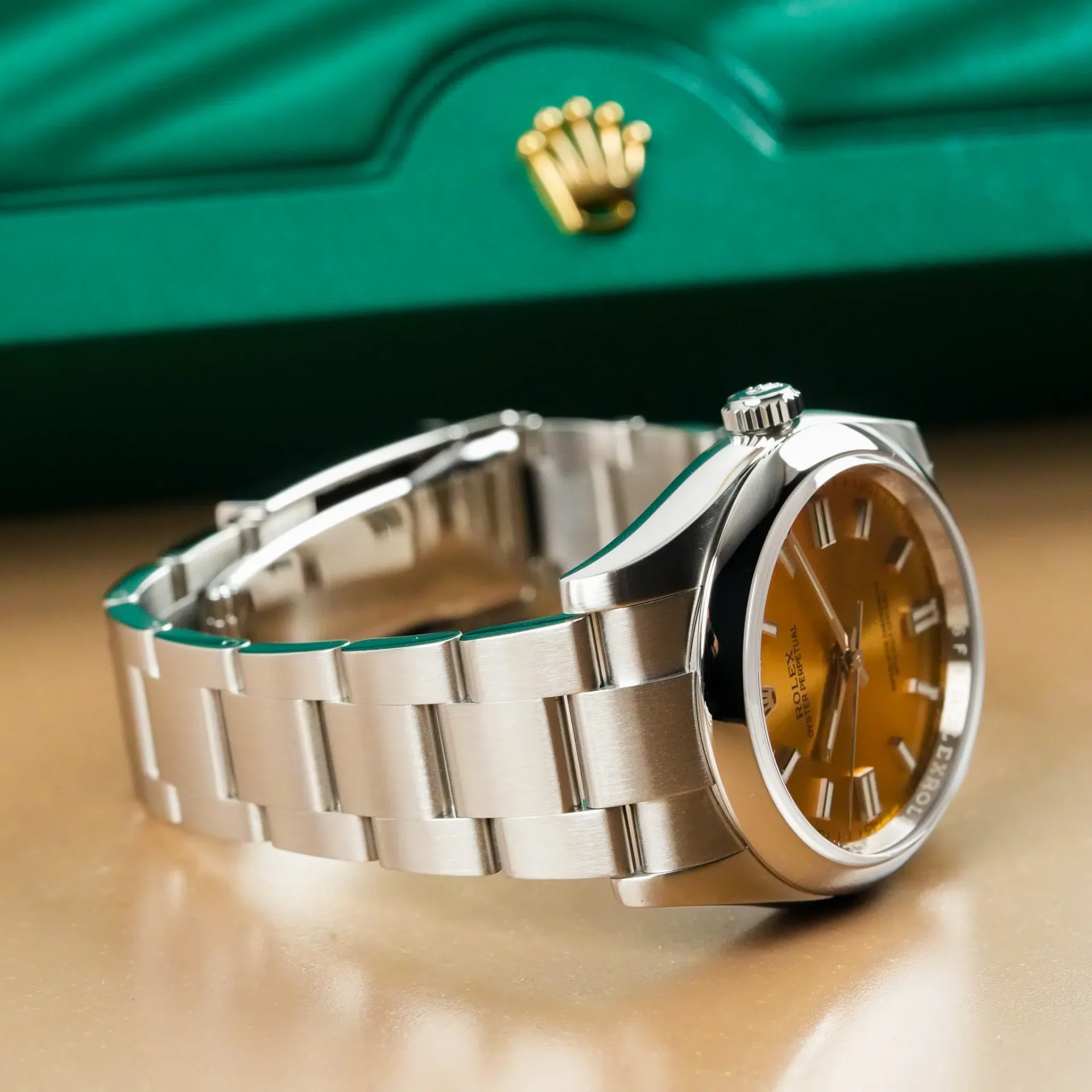 Rolex Oyster Perpetual 36 Yellow Dial 116000 - Görsel 7