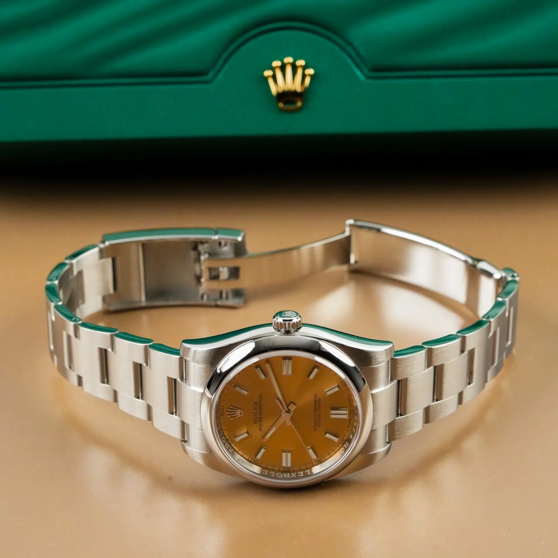 Rolex Oyster Perpetual 36 Yellow Dial 116000 - Görsel 10