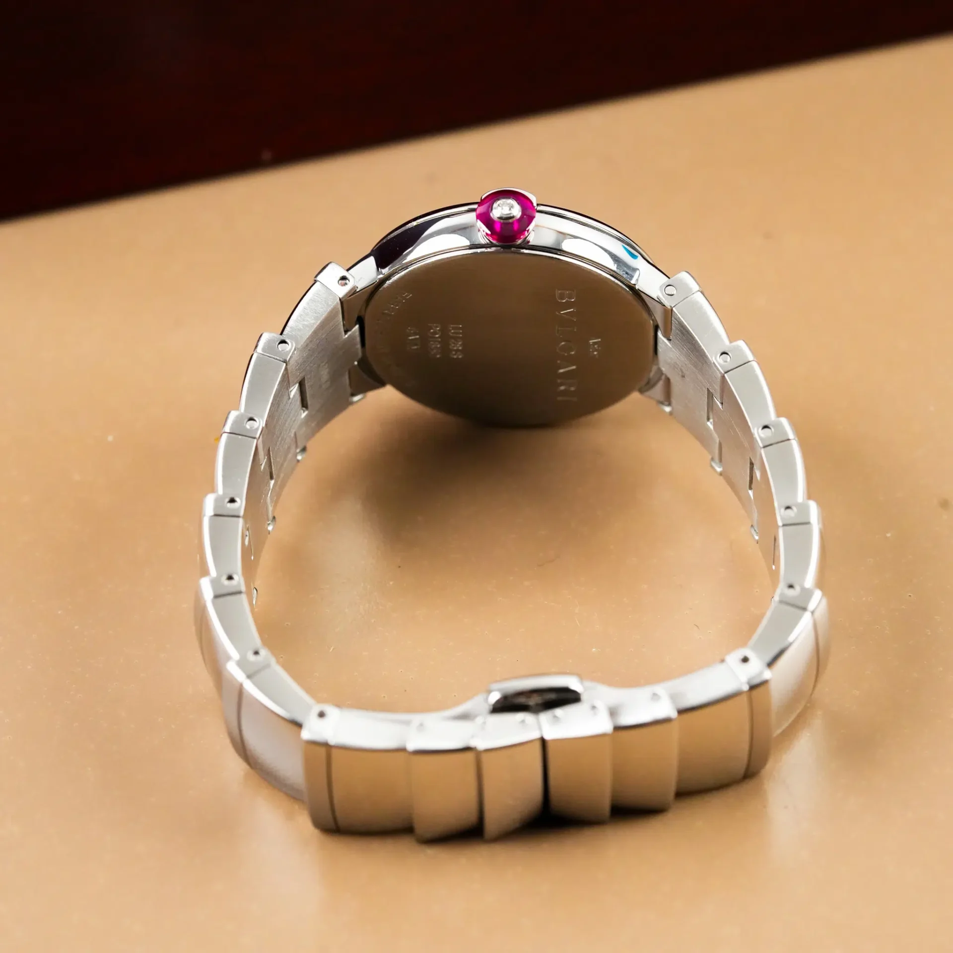 Bvlgari Lucea Silver Opaline Diamond Dial Ladies Watch LU28S - Görsel 8