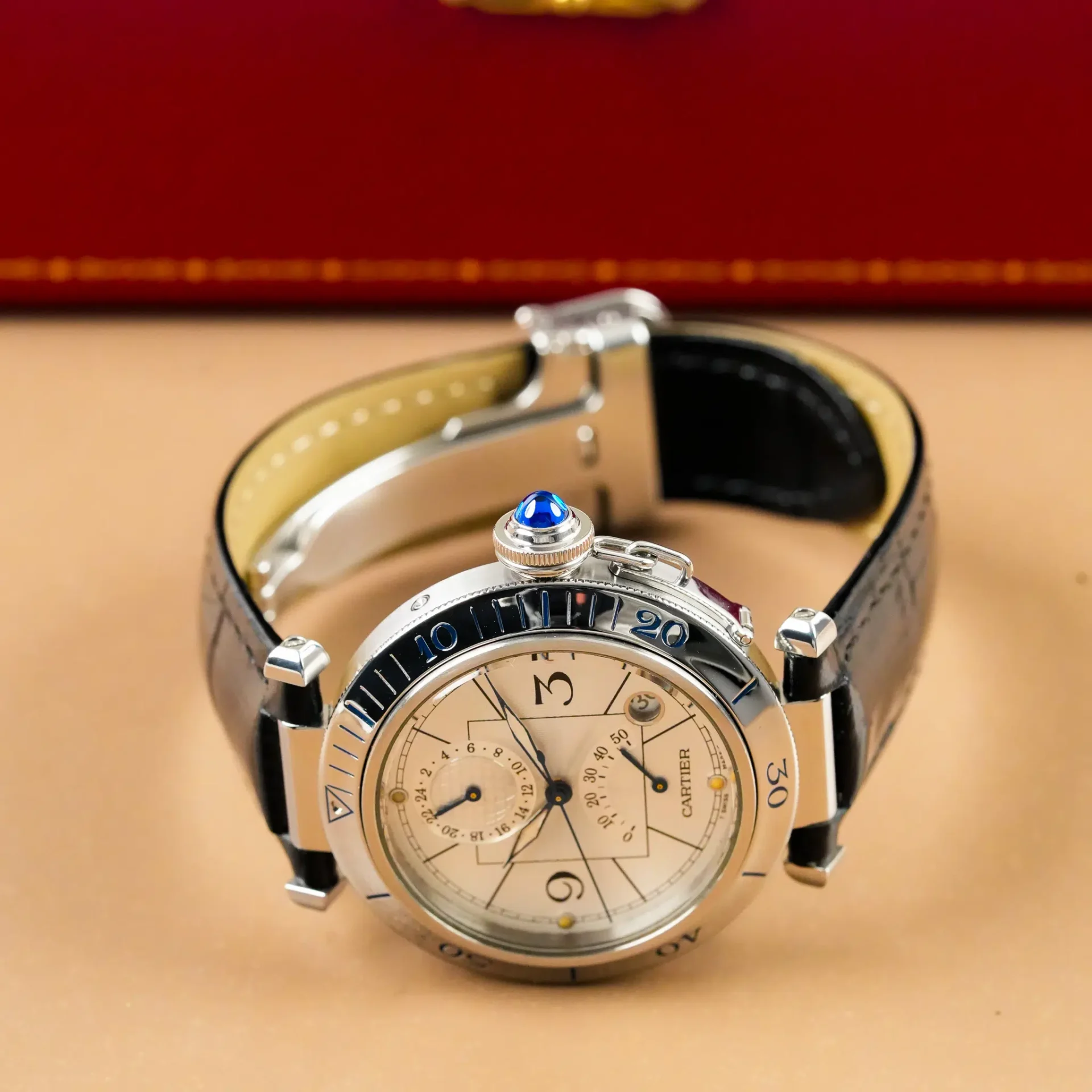 Cartier Pasha GMT Power Reserve Date W3103755 - Görsel 6